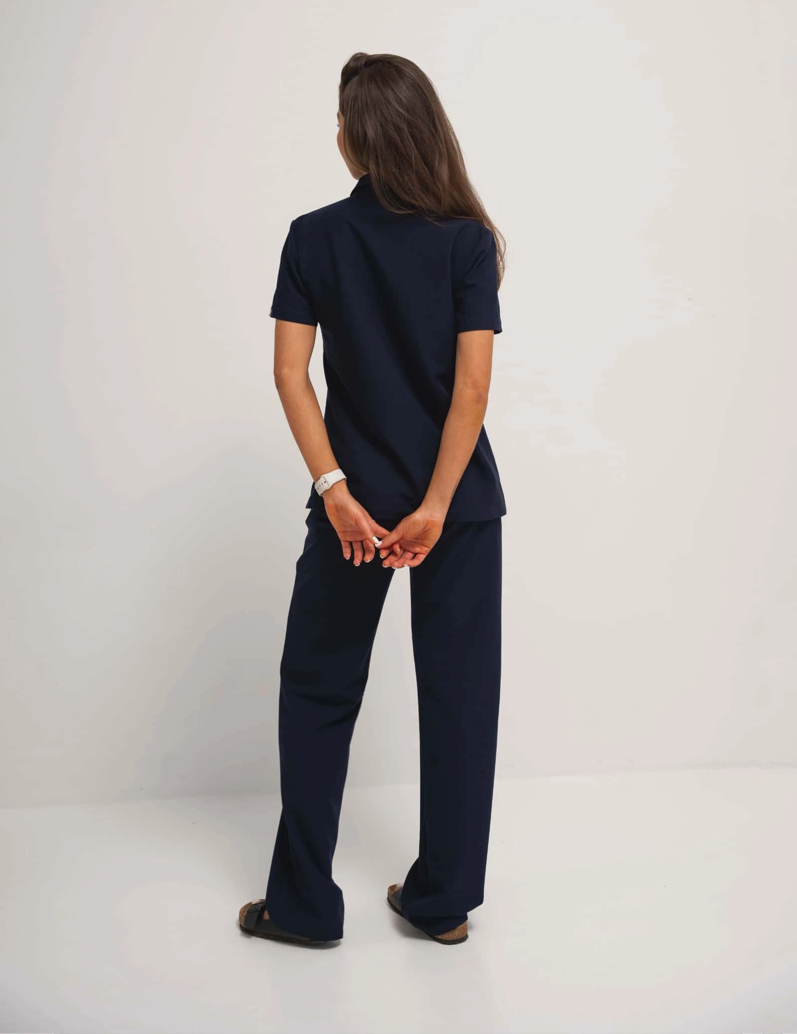 Bluză Medicală Polo - DARK NAVY