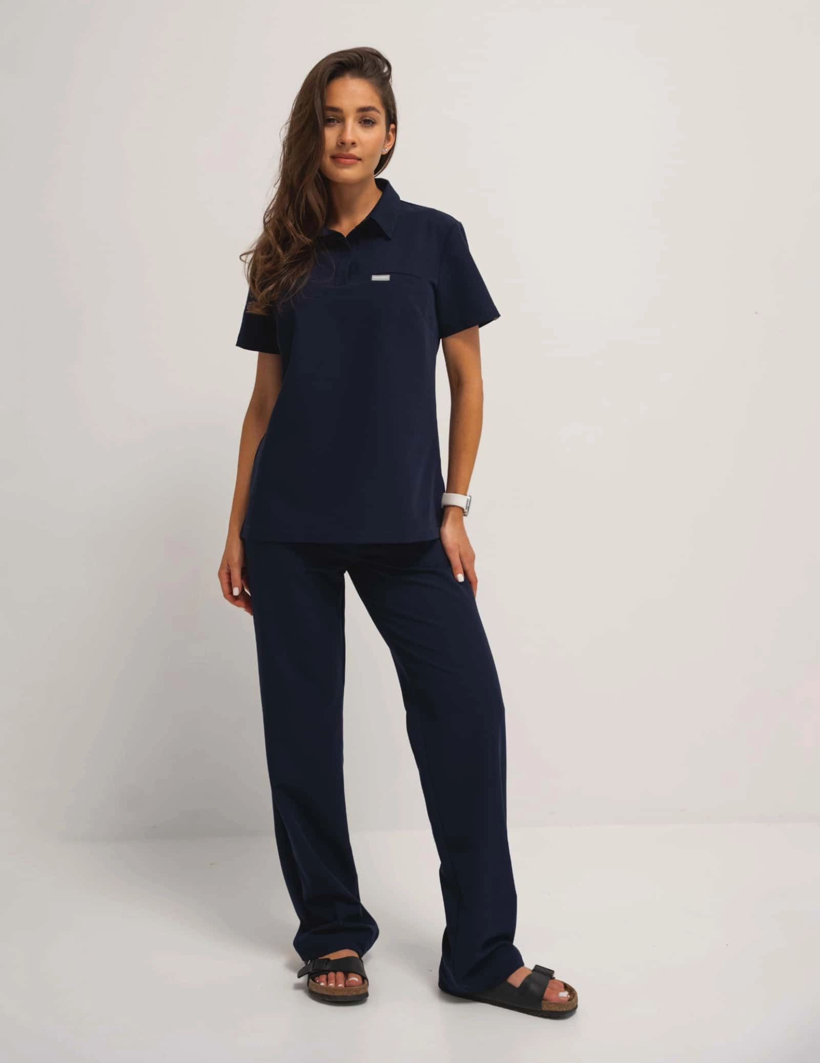 Bluză Medicală Polo - DARK NAVY