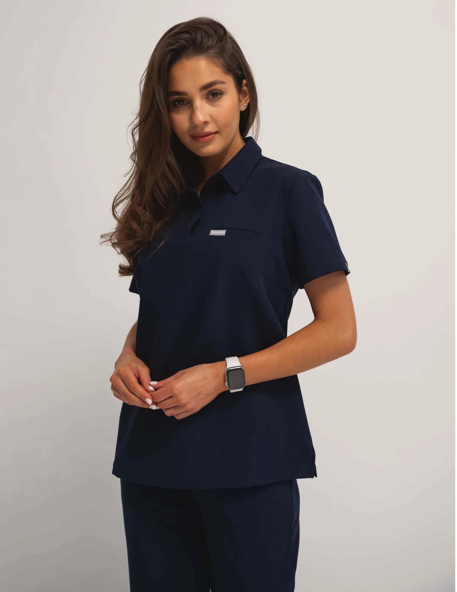 Bluză Medicală Polo - DARK NAVY