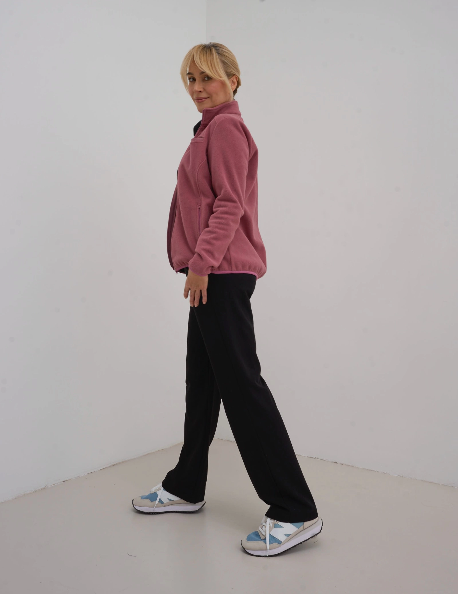 Bluză Fleece Dama COZY HEAT - WOODROSE