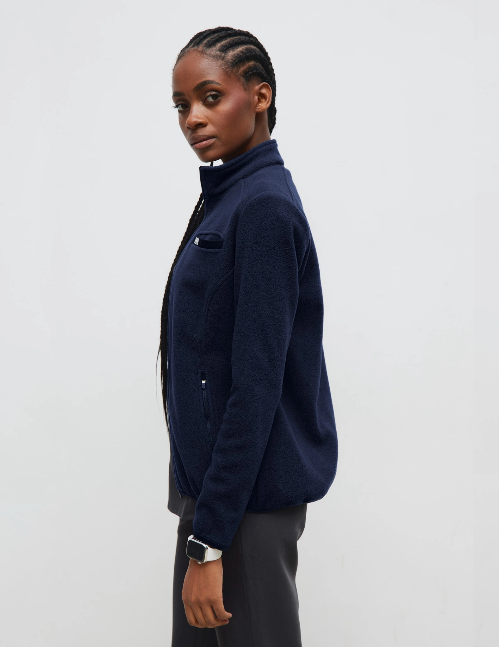 Bluză Fleece Dama COZY HEAT - DARK NAVY