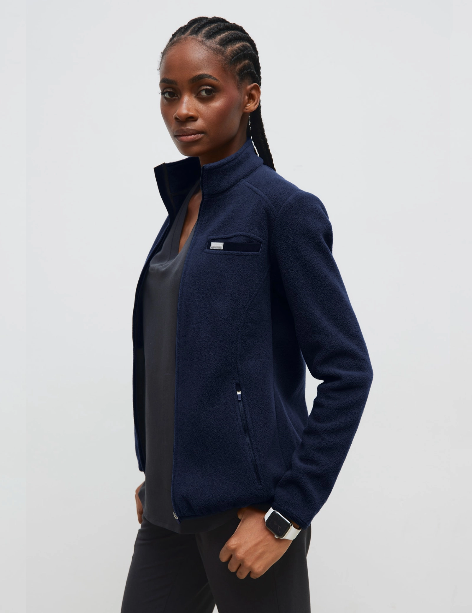 Bluză Fleece Dama COZY HEAT - DARK NAVY