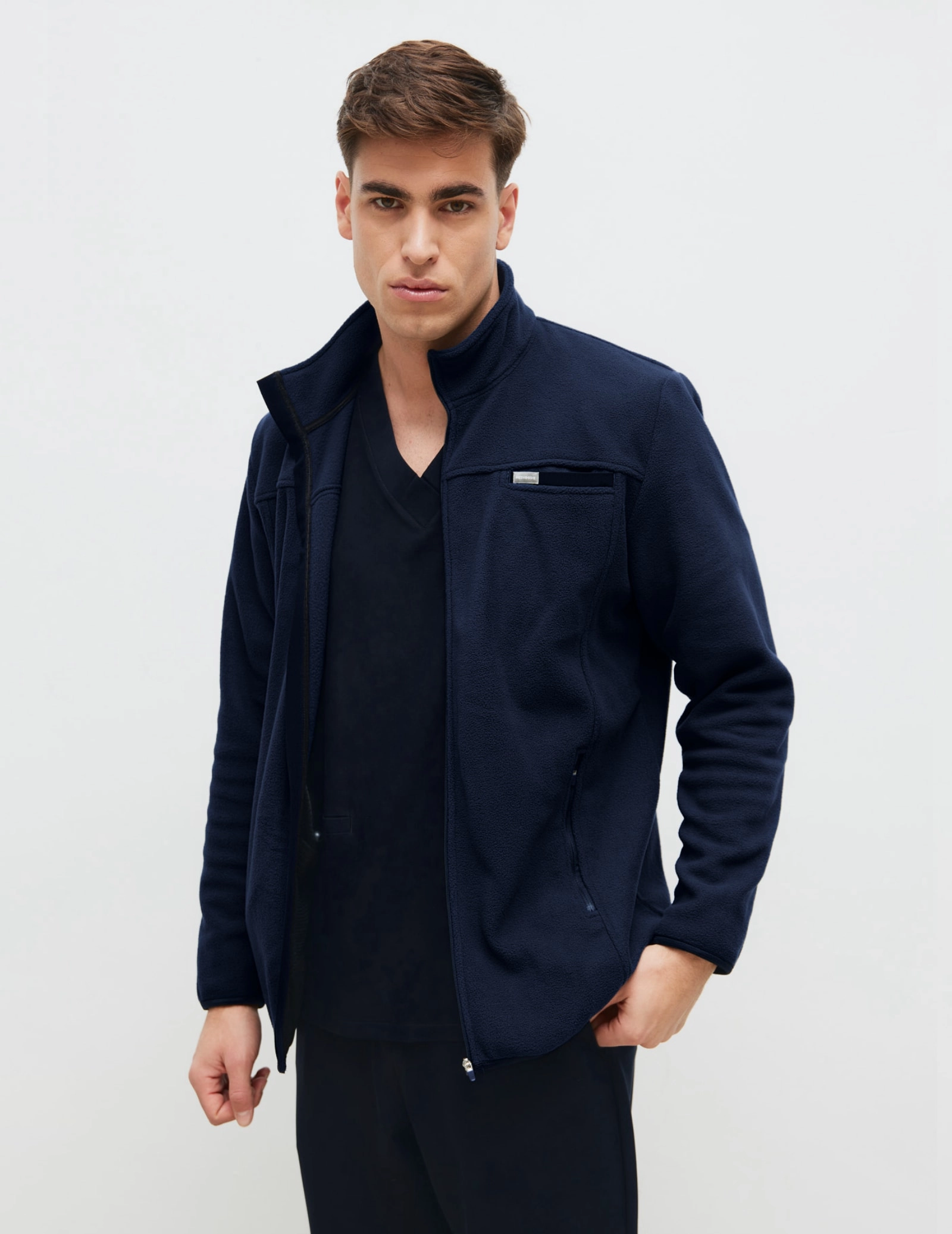 Bluză Fleece Barbati COZY HEAT - DARK NAVY