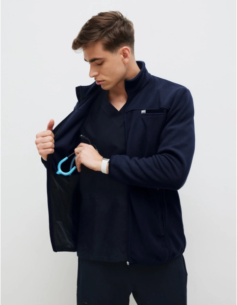 Bluză Fleece Barbati COZY HEAT - DARK NAVY