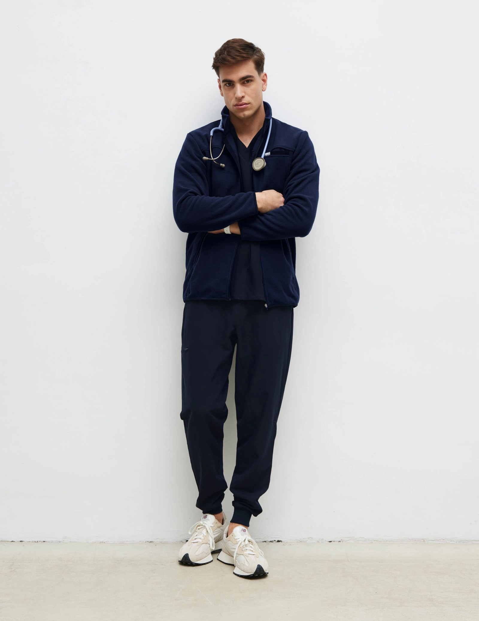 Bluză Fleece Barbati COZY HEAT - DARK NAVY