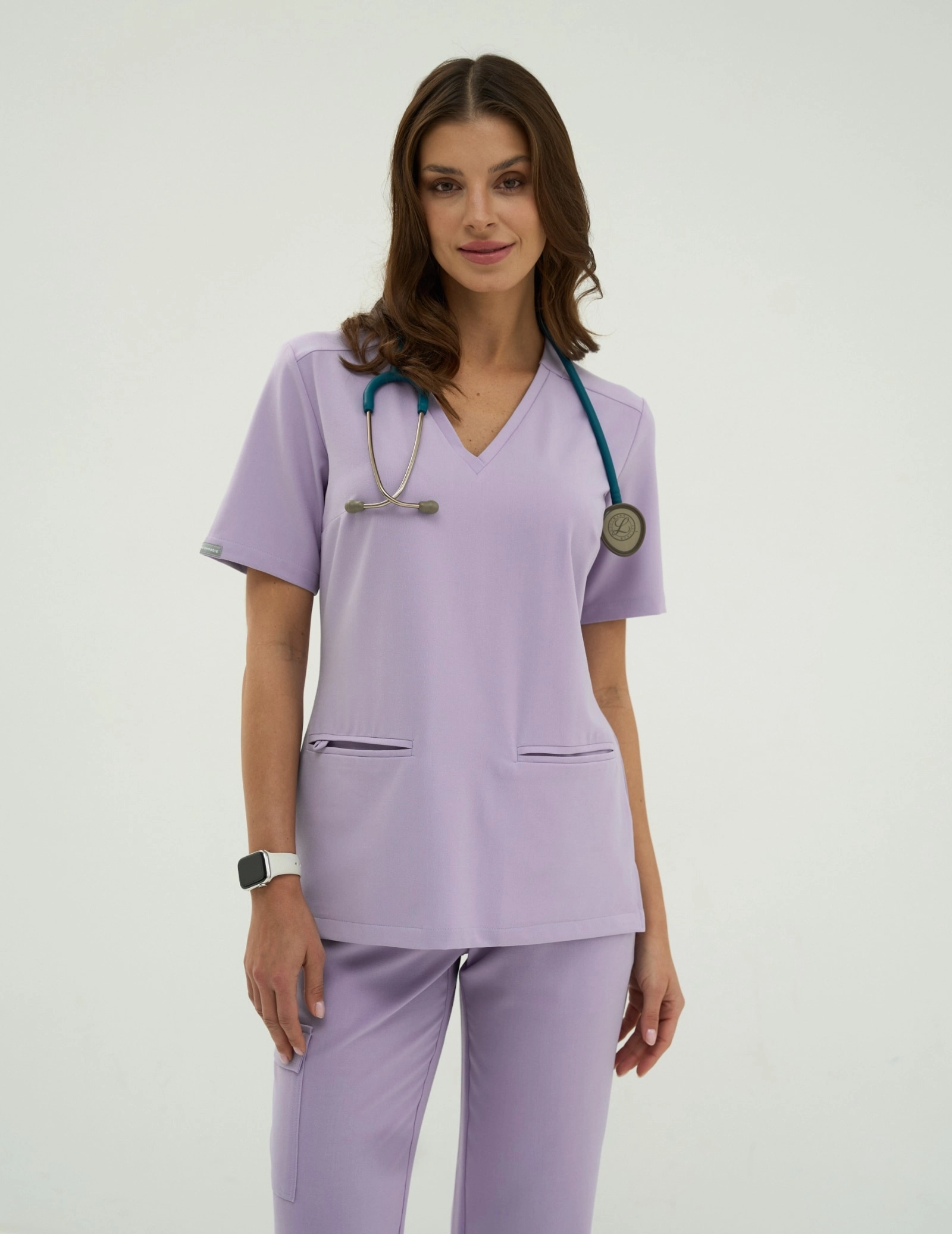 Bluză medicală Casy - PURPLE HEATHER