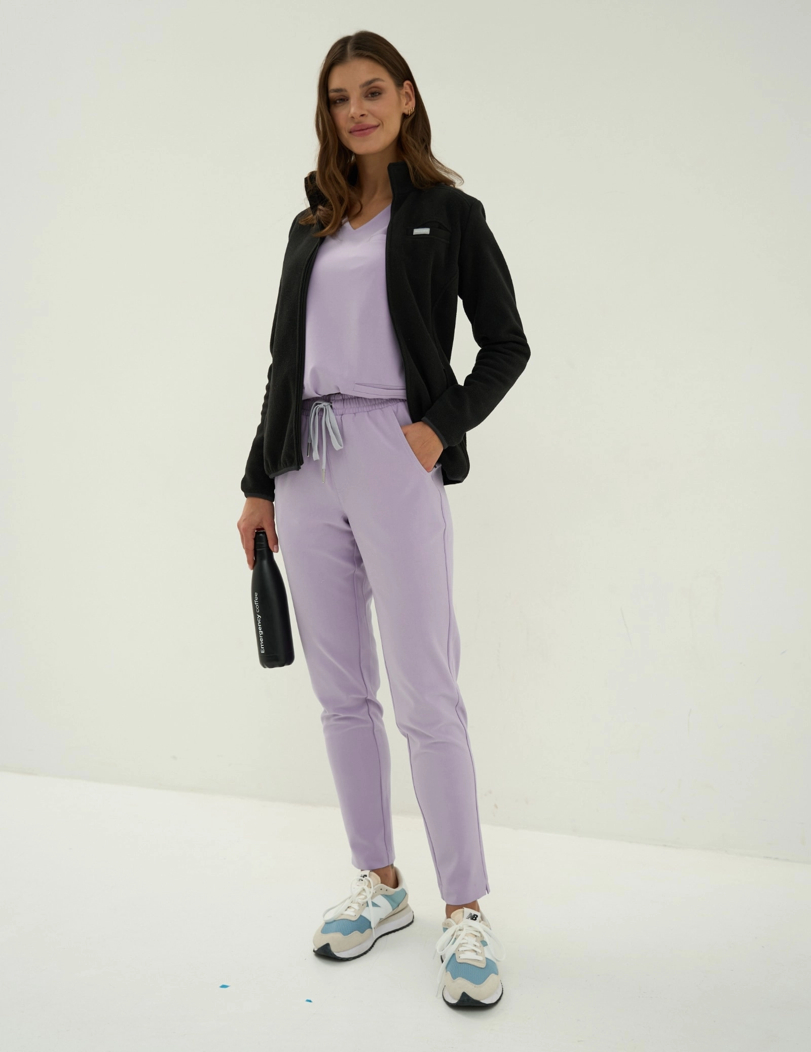 Bluză Medicală Grace - PURPLE HEATHER