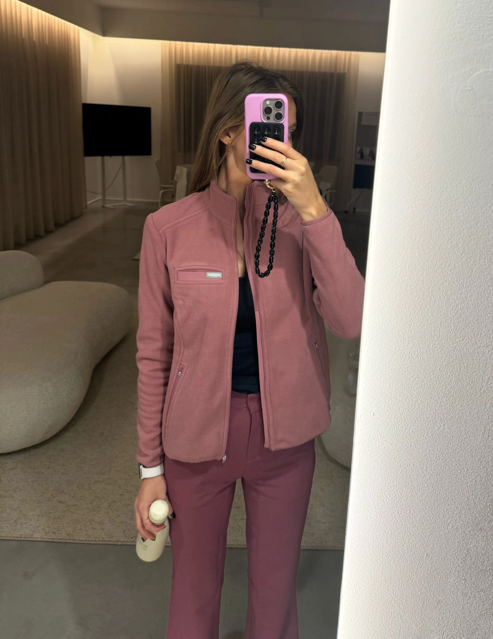 Bluză Fleece Dama COZY HEAT - WOODROSE