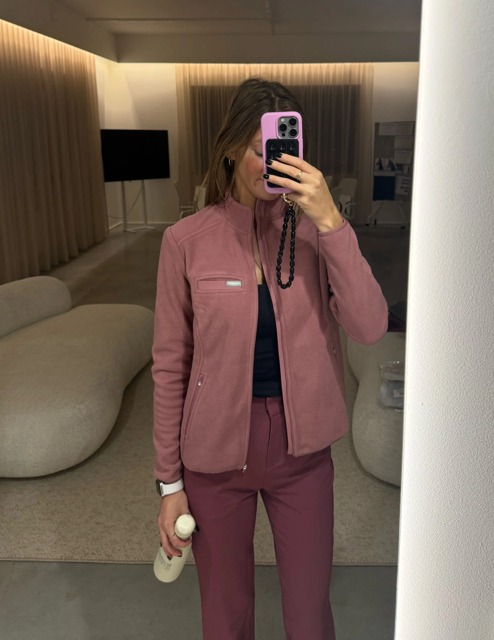 Bluză Fleece Dama COZY HEAT - WOODROSE