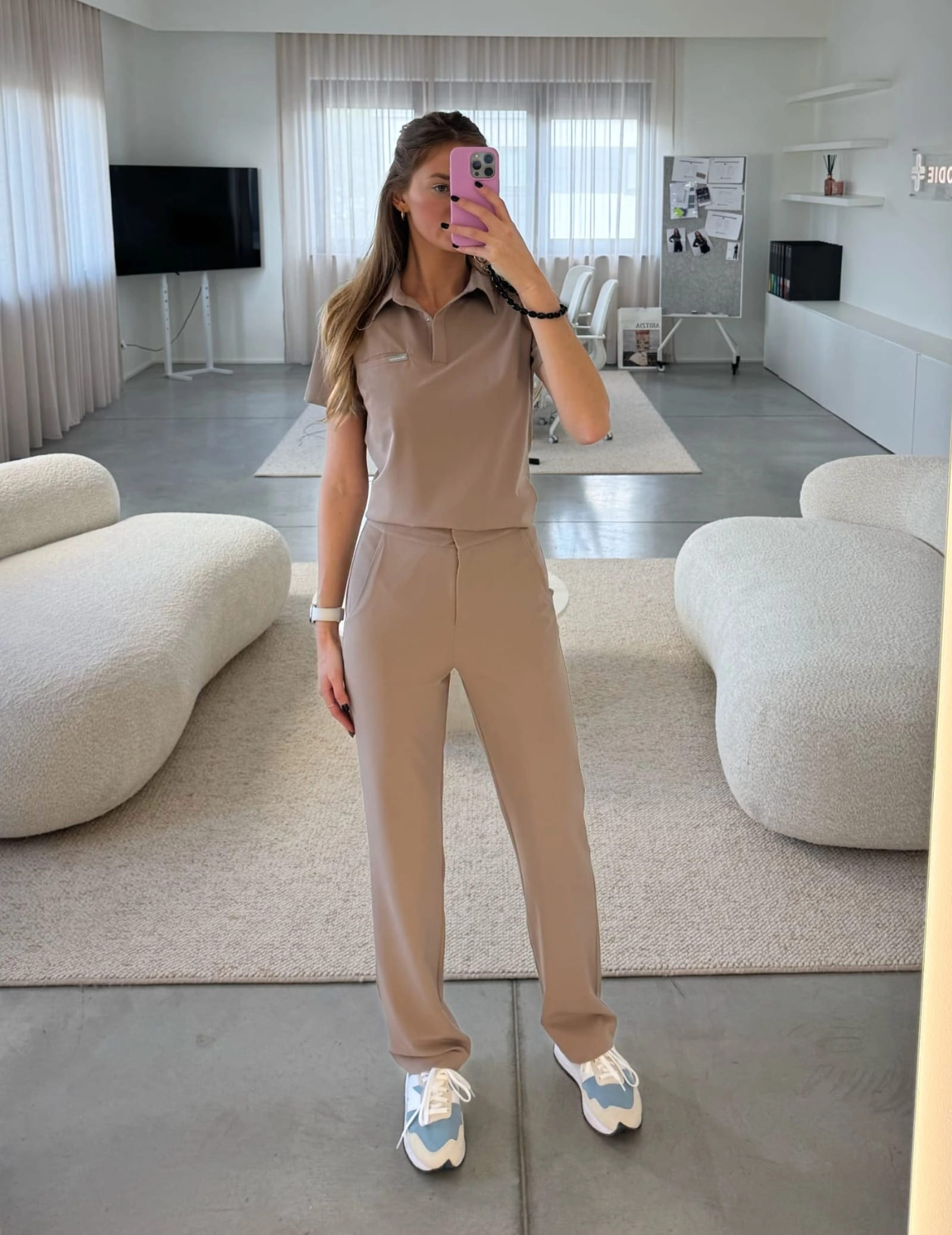 Pantaloni Medicali Dama Tiffany - BEIGE