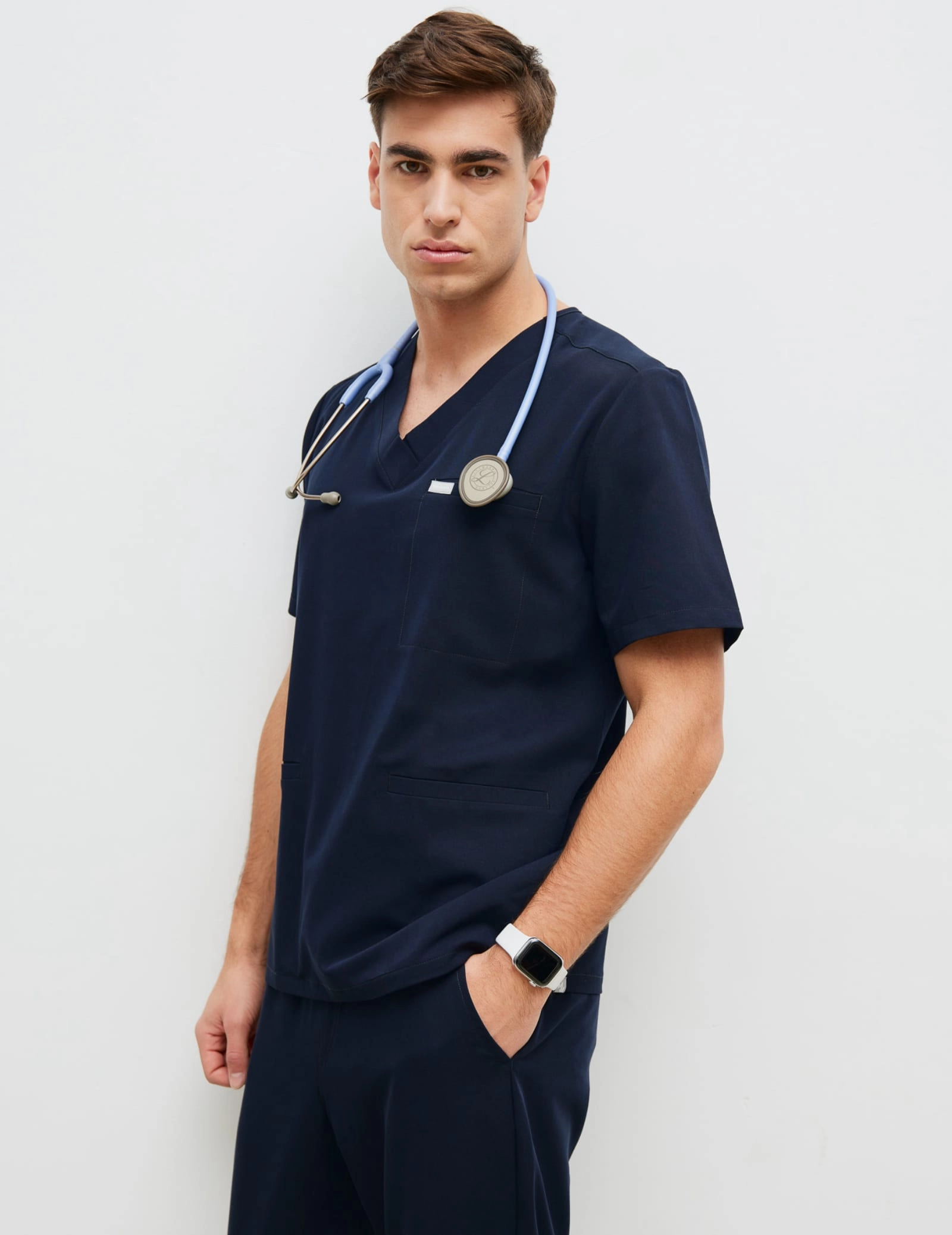 Bluză medicală Birbal - MIDNIGHT BLUE