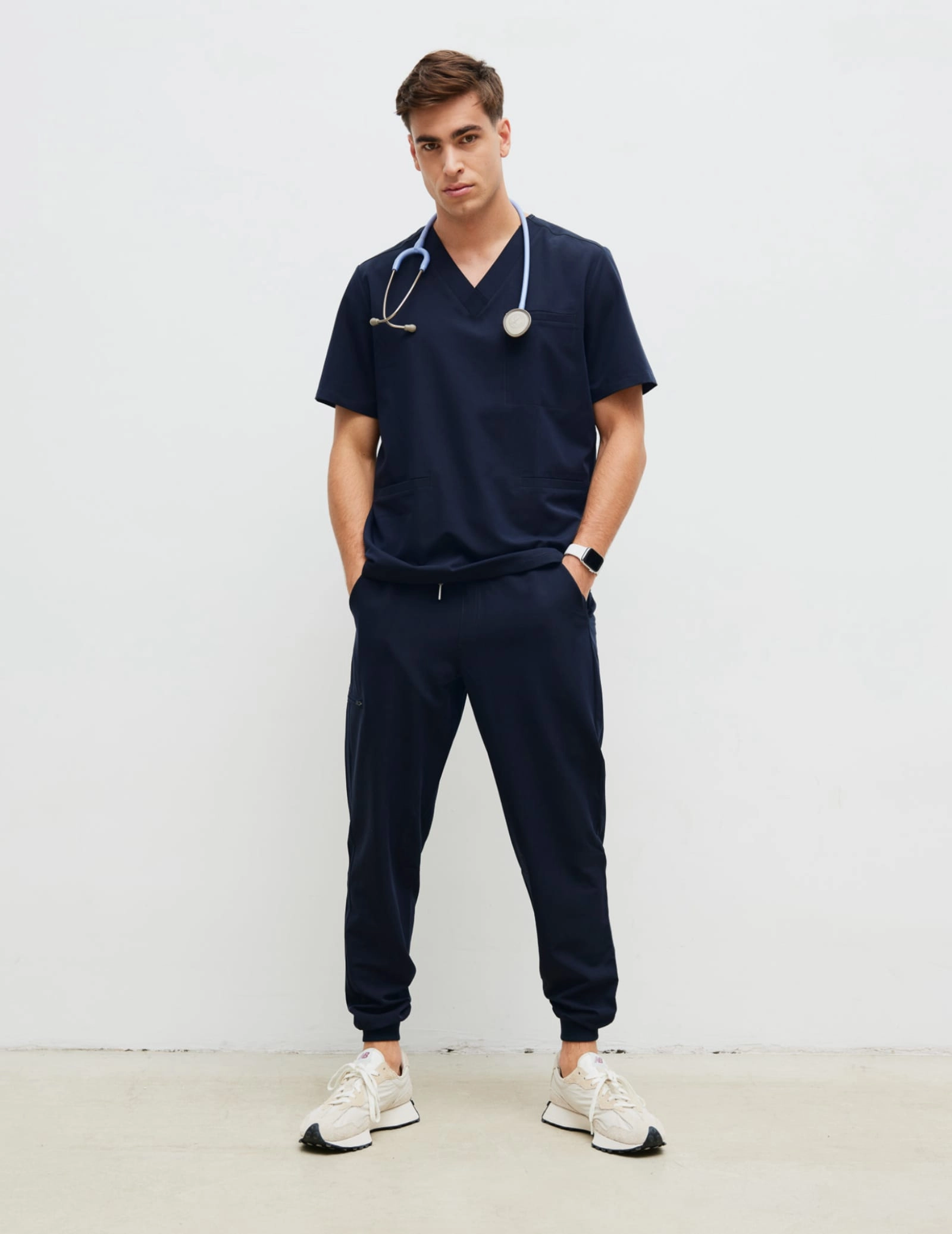 Bluză medicală Birbal - MIDNIGHT BLUE