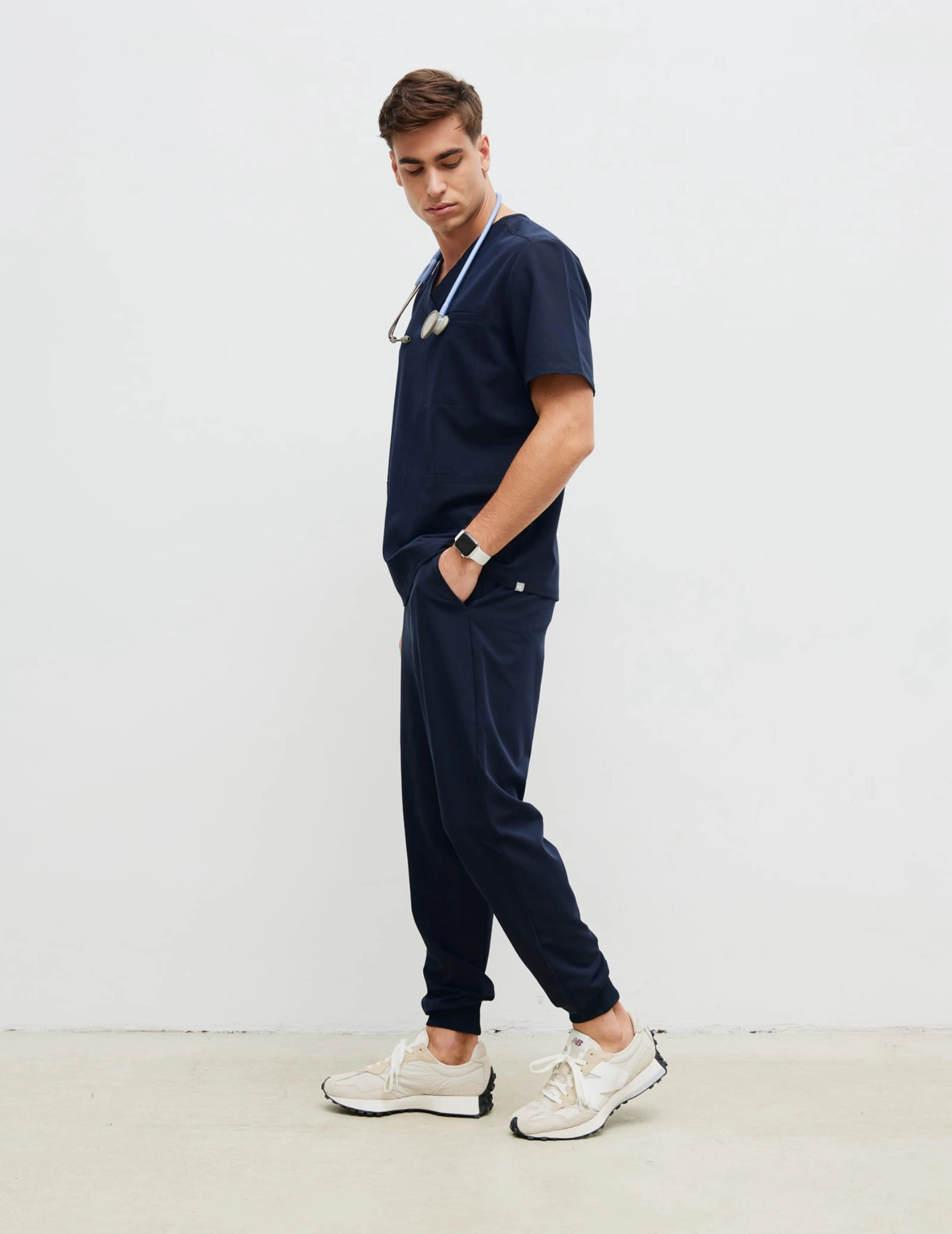 Bluză medicală Birbal - MIDNIGHT BLUE