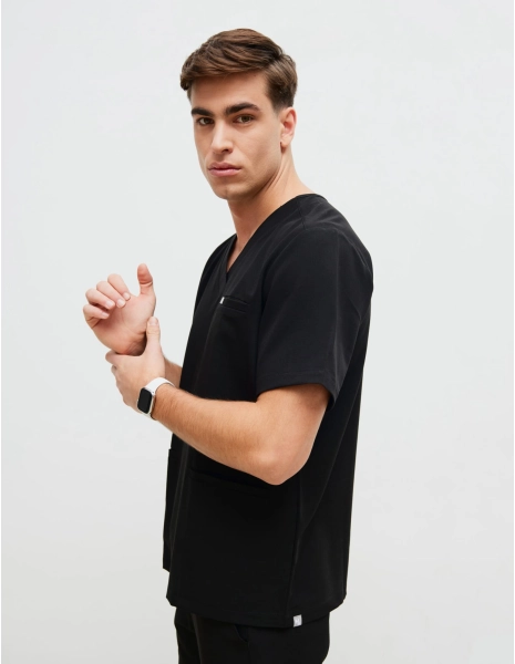 Tricou medical Birbal - BLACK