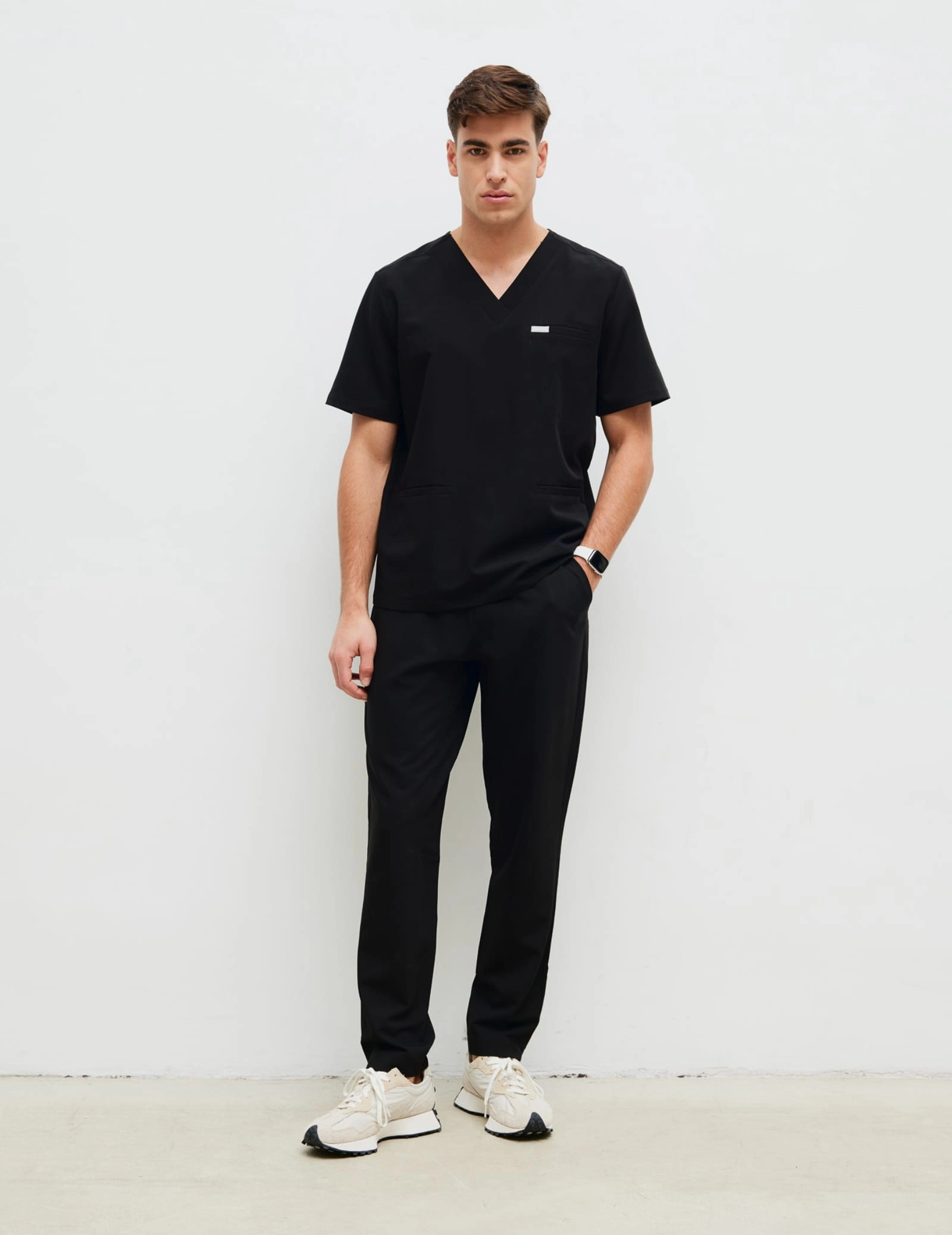 Pantaloni basic pentru bărbați - BLACK