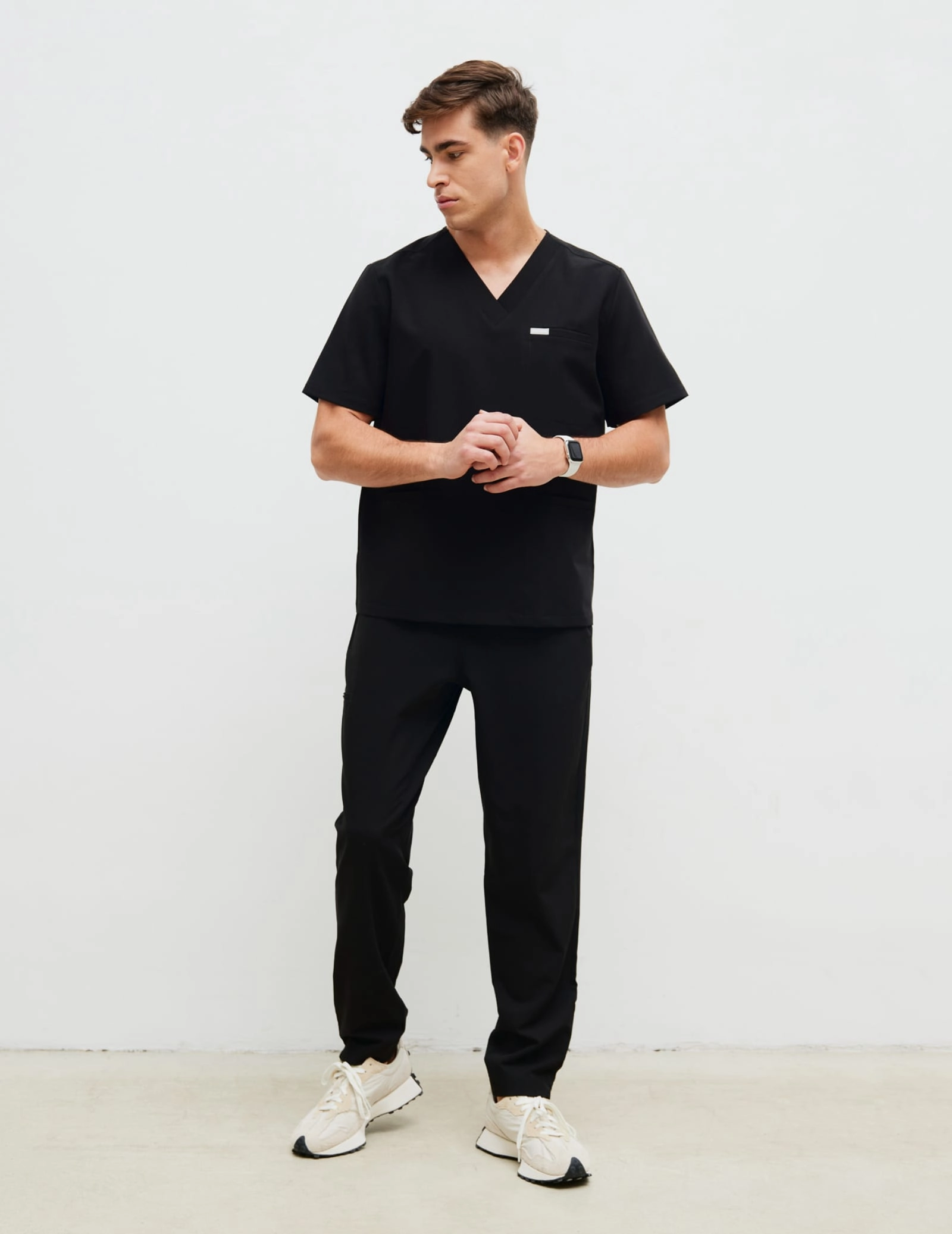 Pantaloni basic pentru bărbați - BLACK