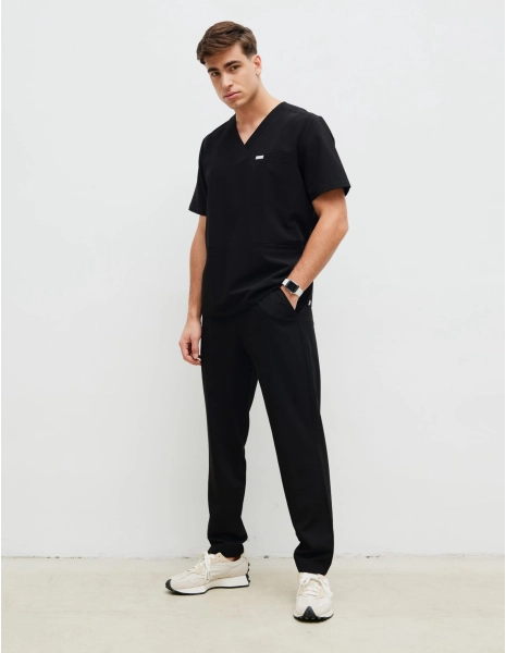 Pantaloni Basic pentru bărbați - BLACK