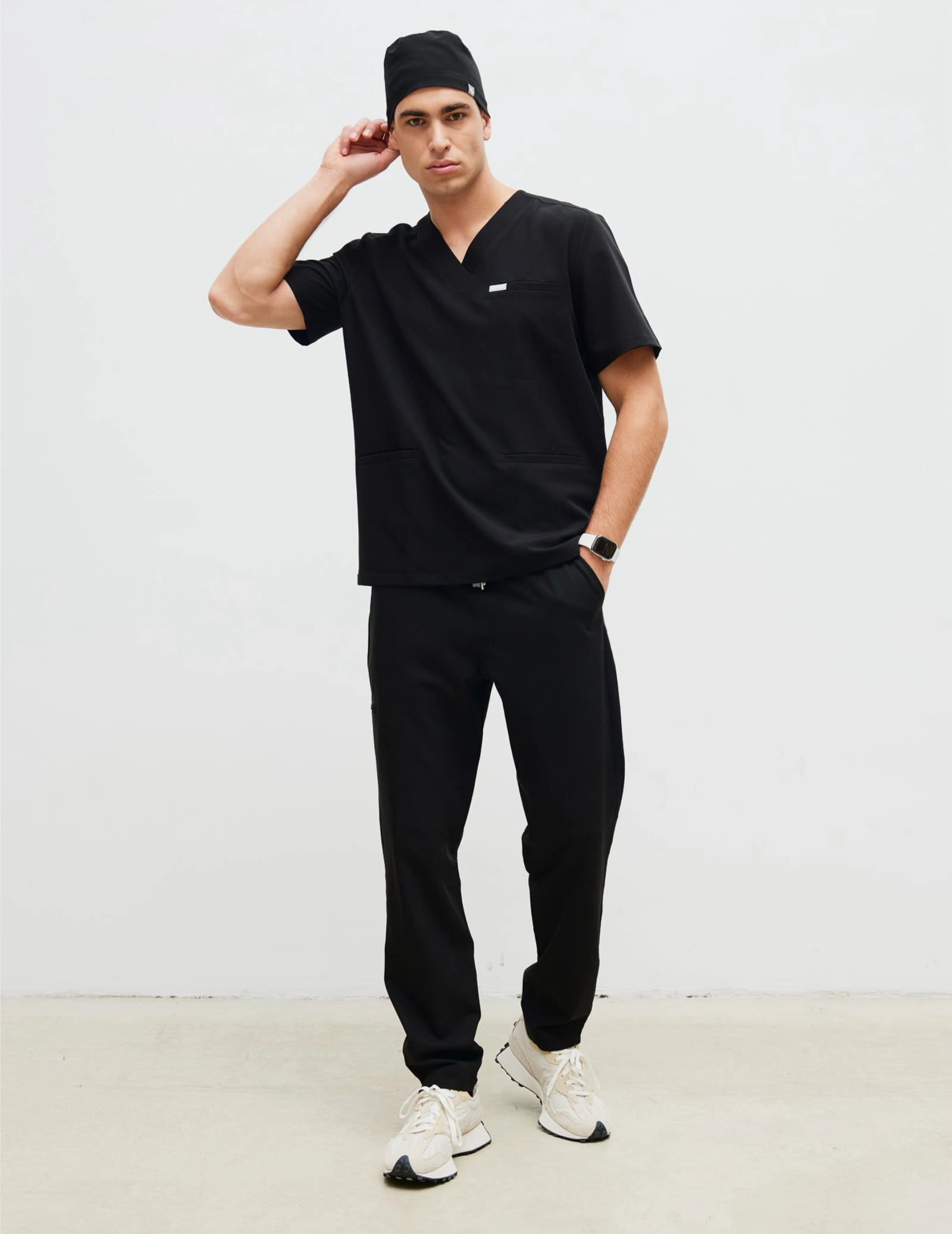 Pantaloni basic pentru bărbați - BLACK