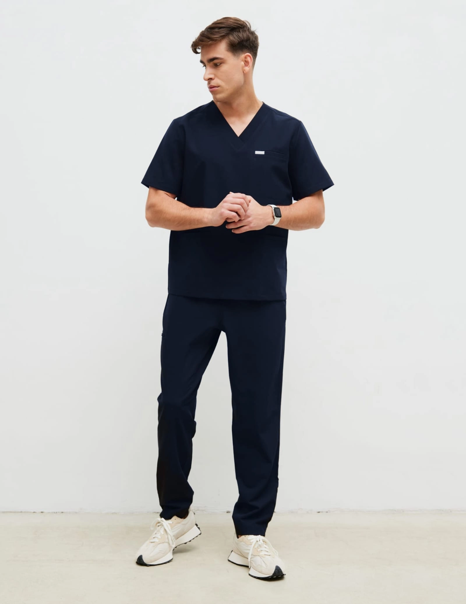Pantaloni basic pentru bărbați - MIDNIGHT BLUE