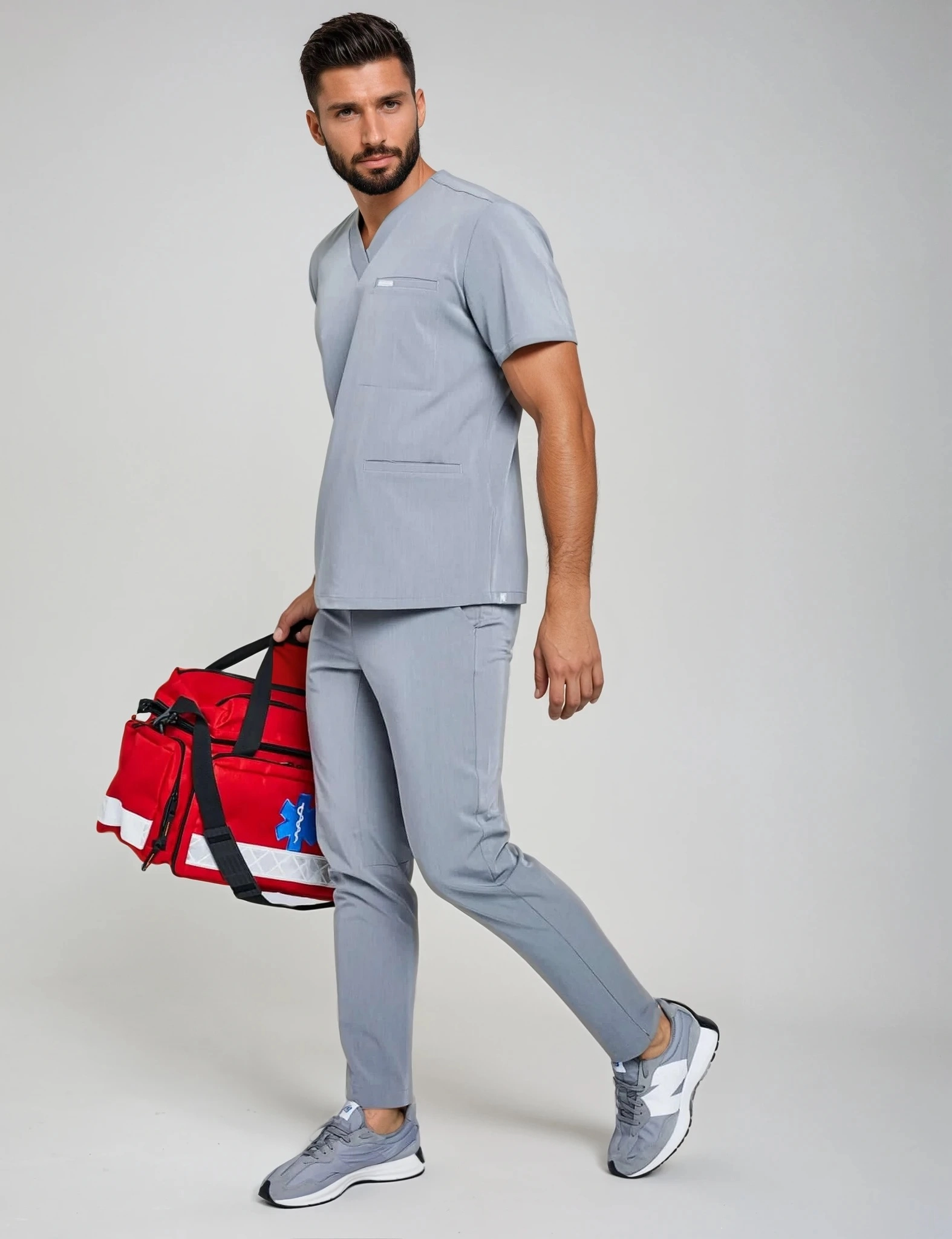 Pantaloni basic pentru bărbați - SHARK GRAY