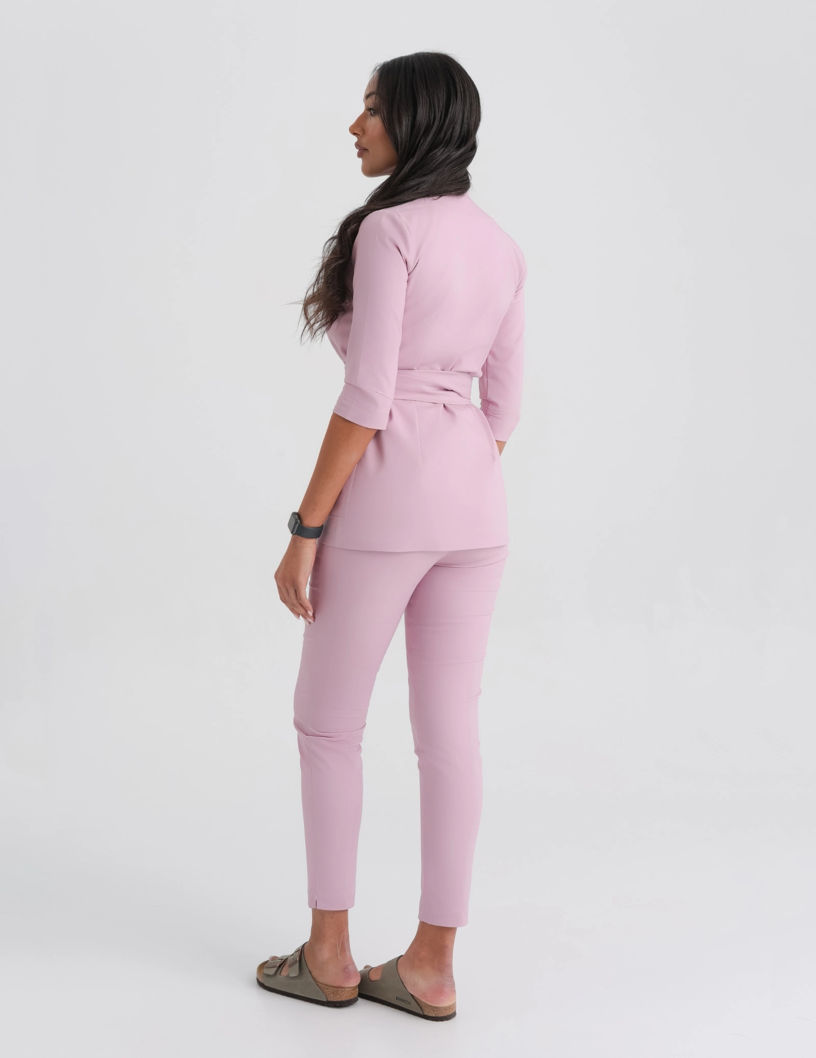 Pantaloni Medicali Dama Slim Fit- FRENCH PINK