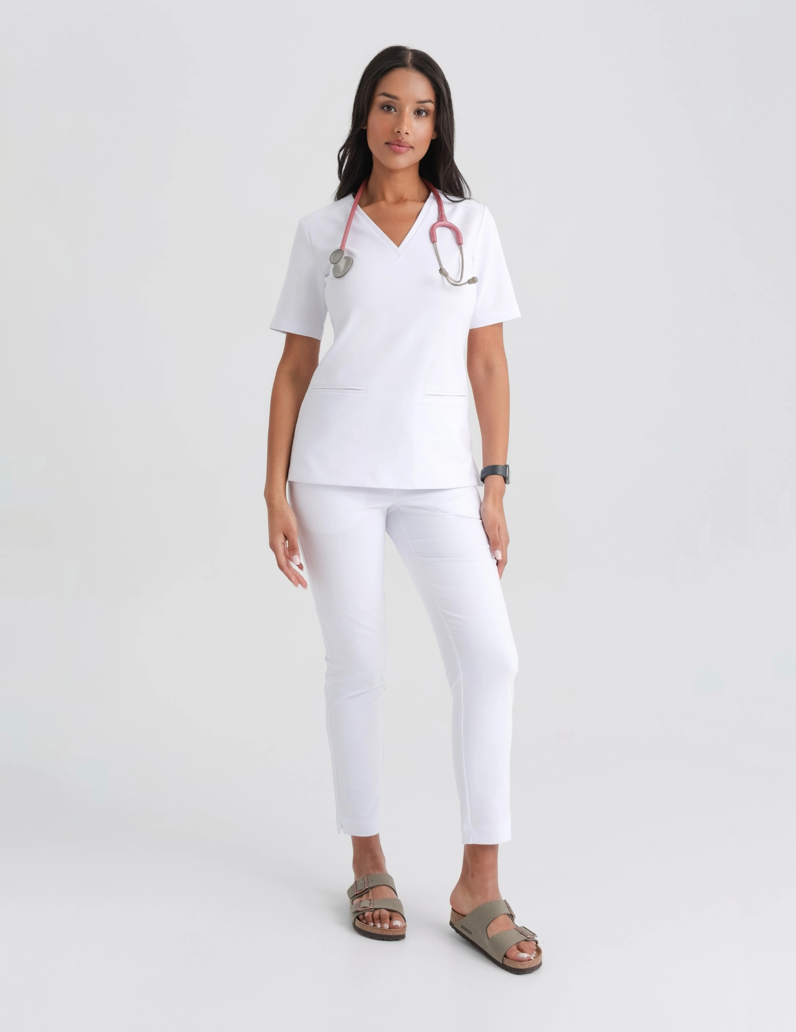 Bluză medicală Casy - WHITE