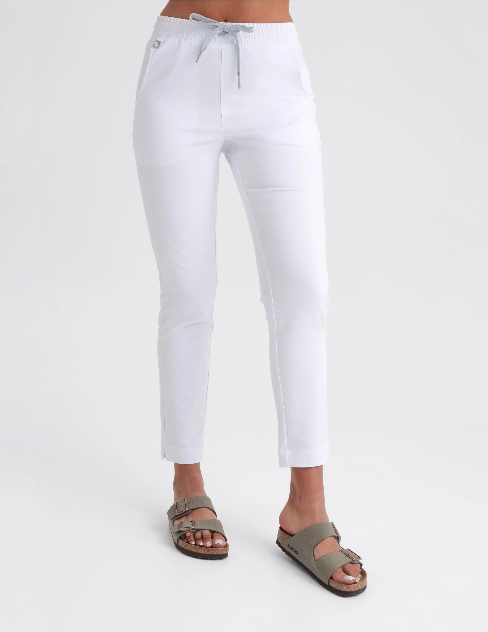 Pantaloni pentru femei Basic - WHITE