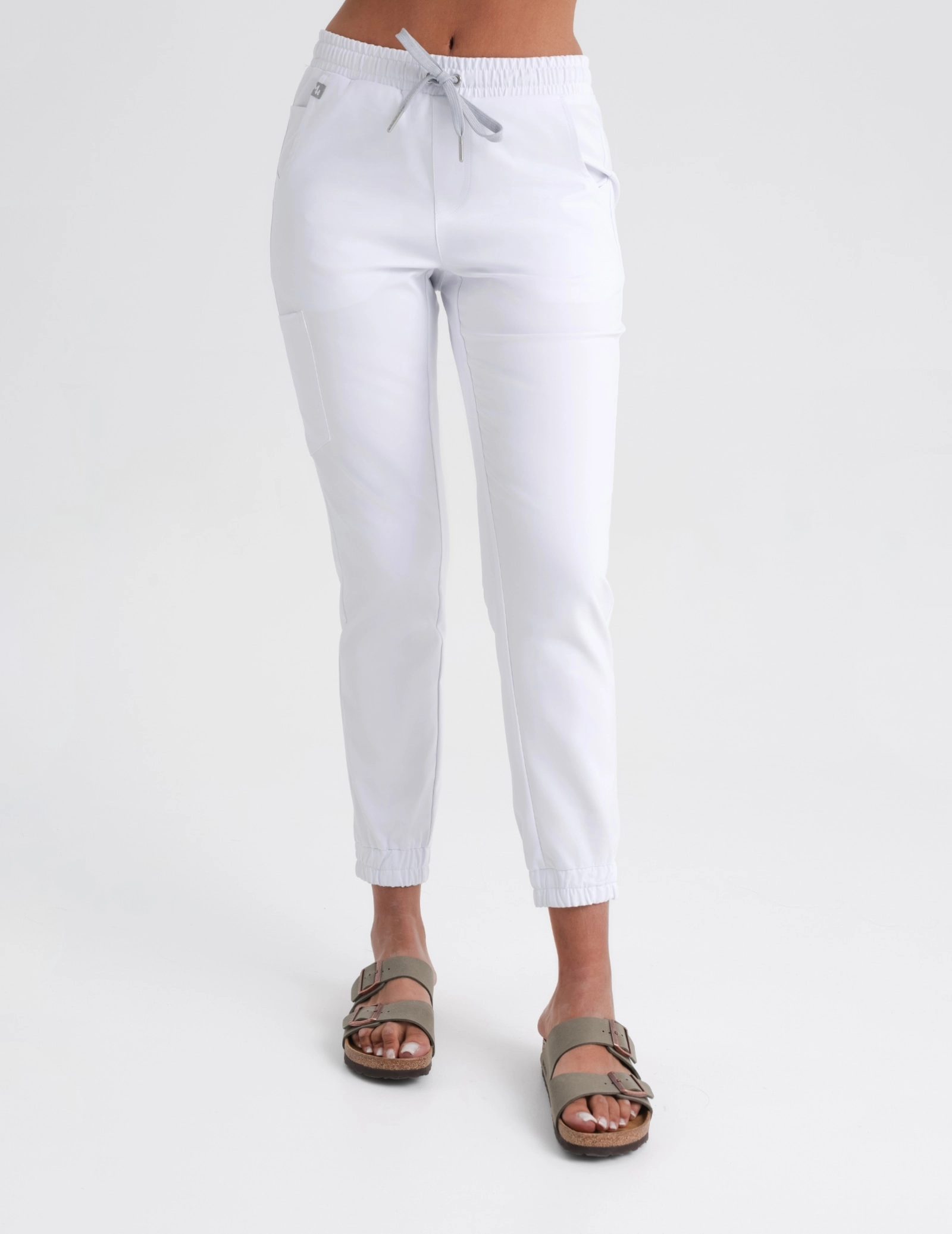 Pantaloni Jogger pentru femei - WHITE