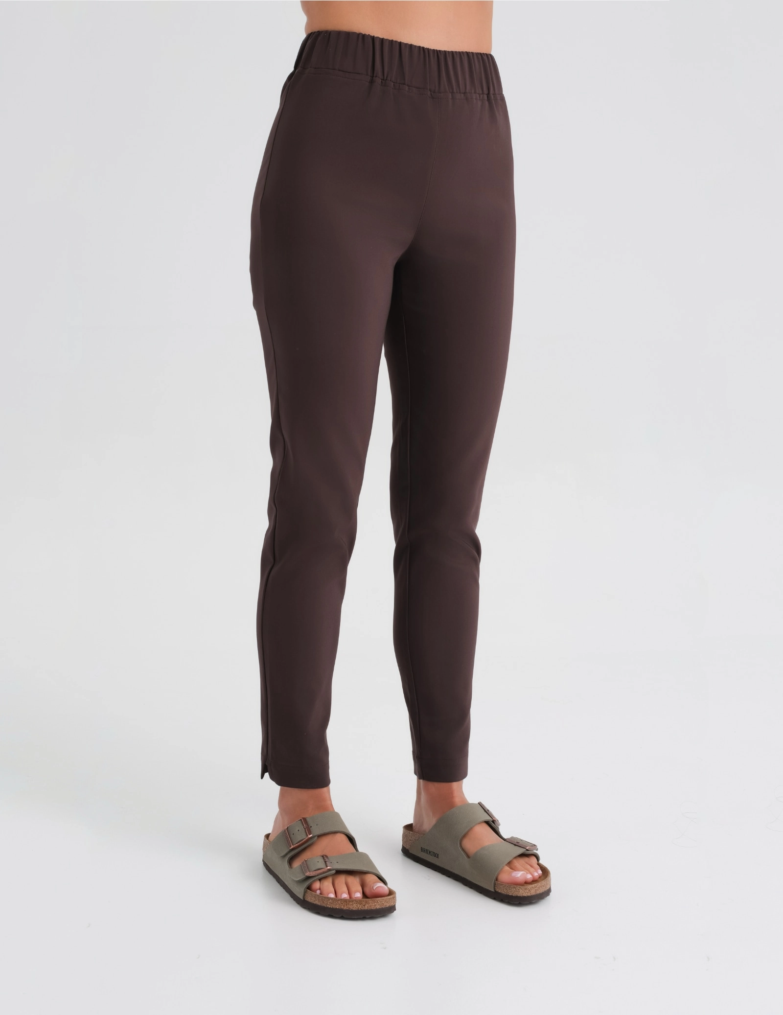 Pantaloni Medicali Dama Slim Fit - ESPRESSO