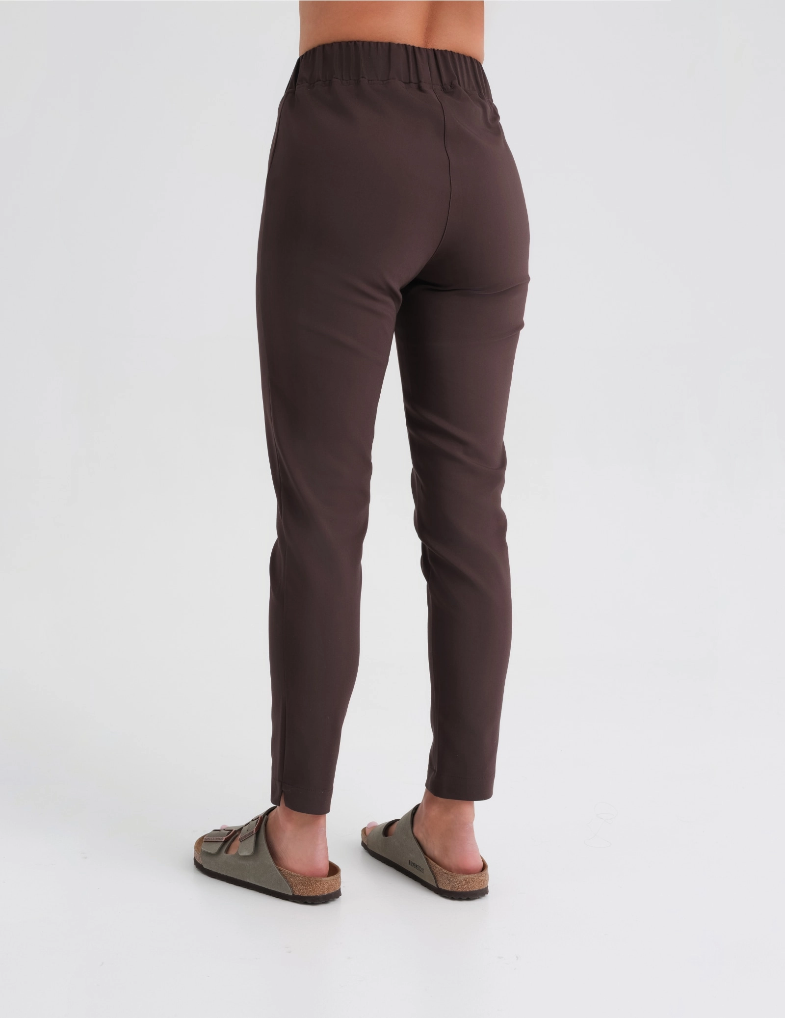 Pantaloni Medicali Dama Slim Fit - ESPRESSO