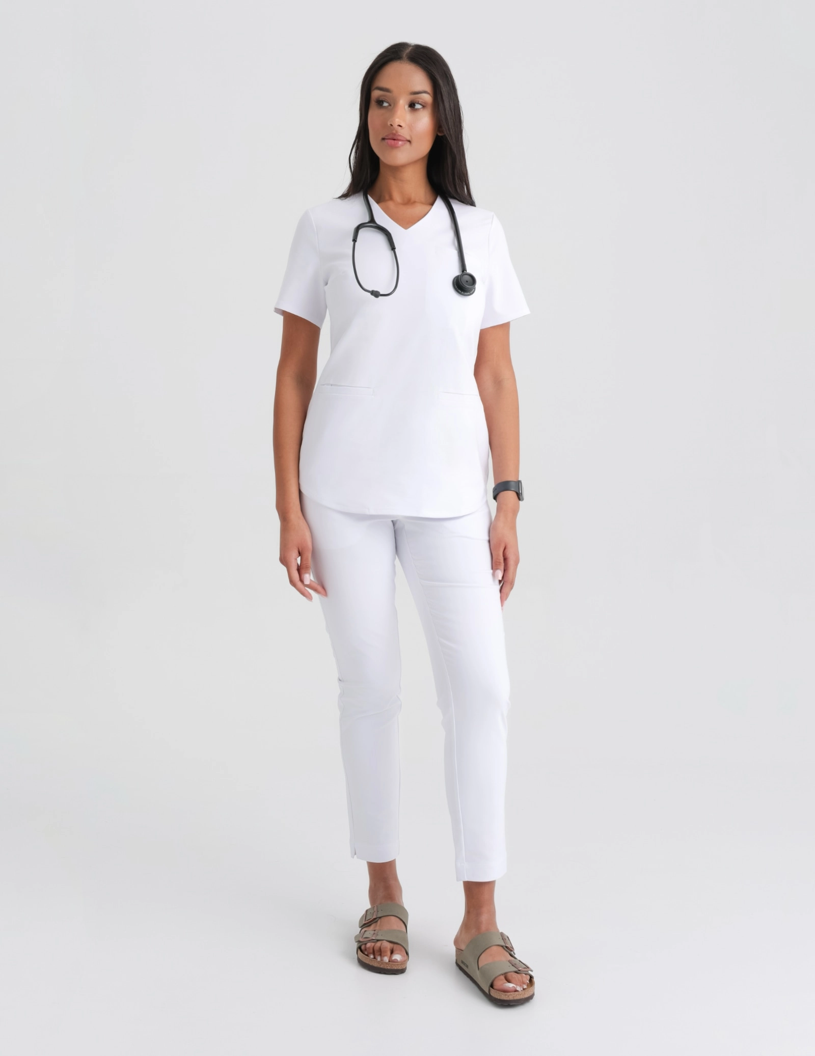 Bluză Medicală Grace- WHITE