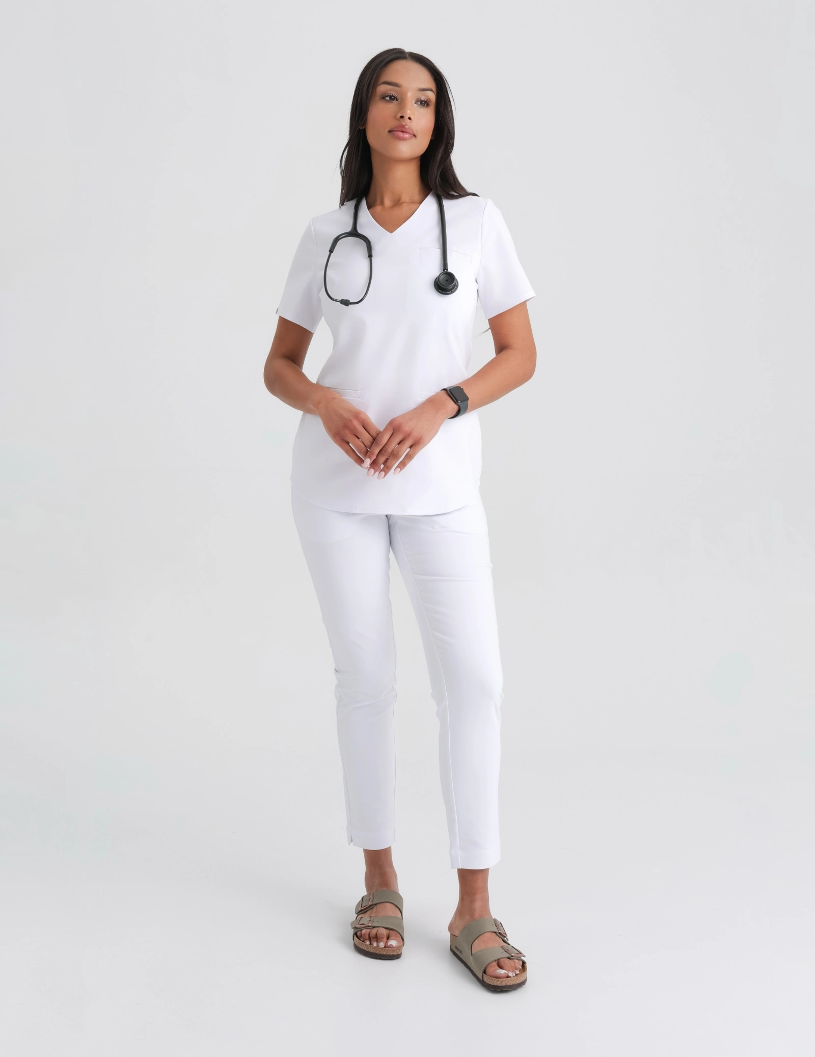 Bluză Medicală Grace- WHITE