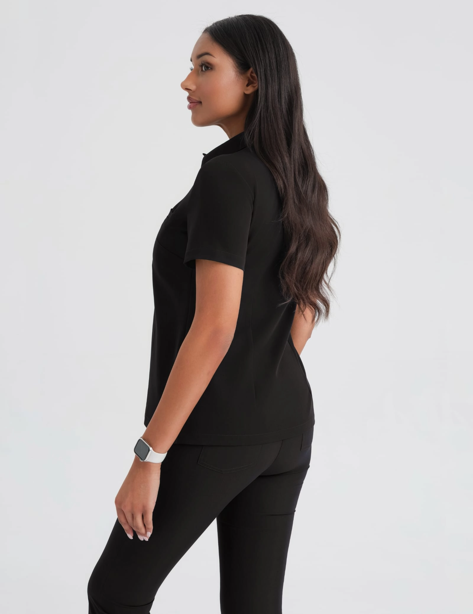 Bluză Medicală Polo - BLACK