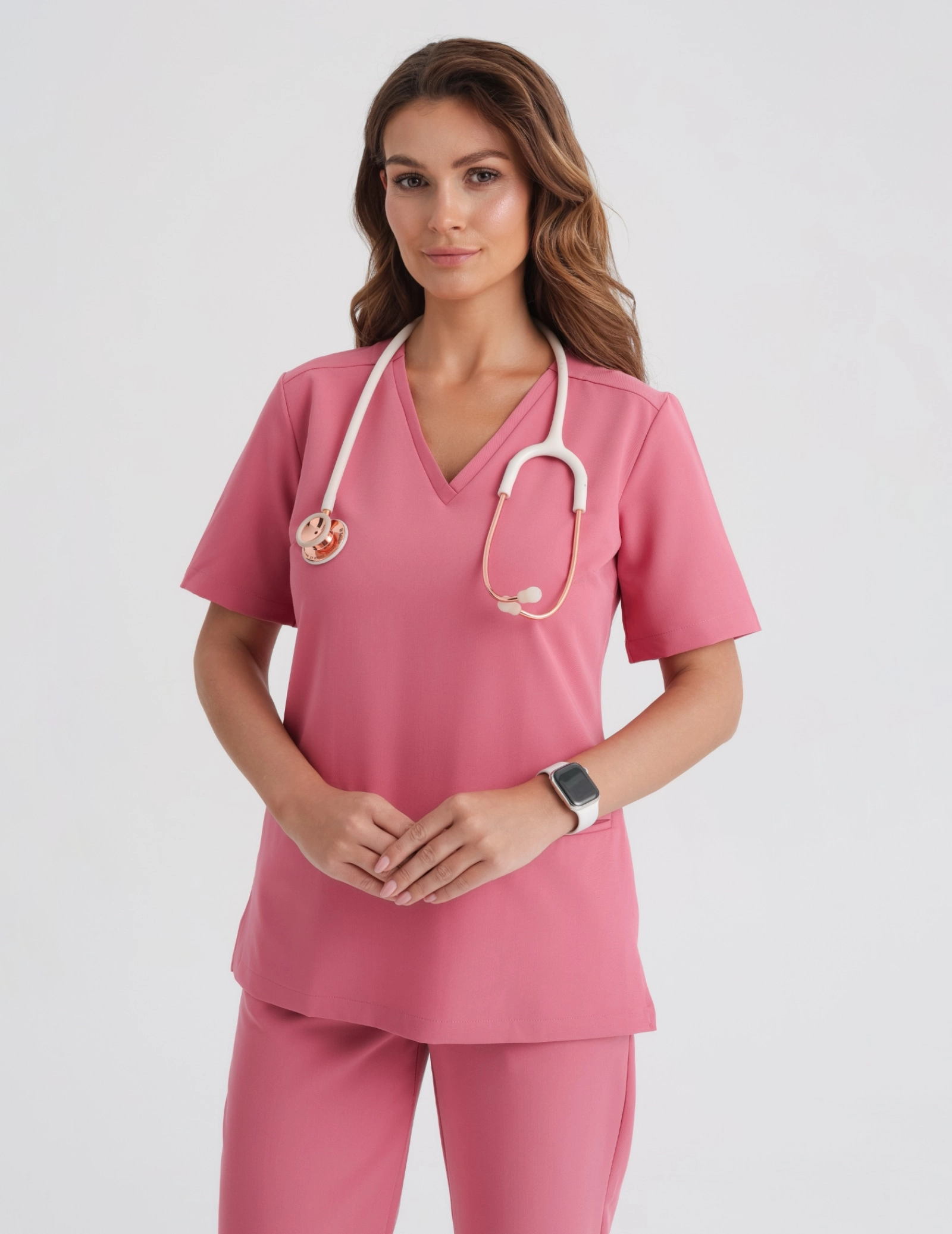 Bluză Medicală Casy - RASPBERRY CRUSH