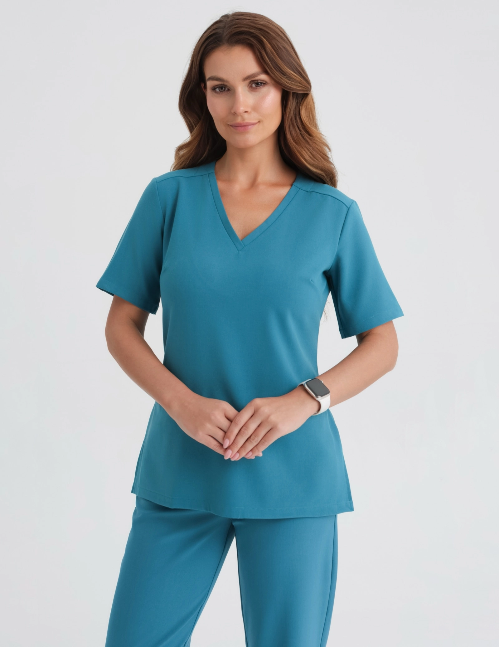 Bluză Medicală Casy- OCEAN BLUE
