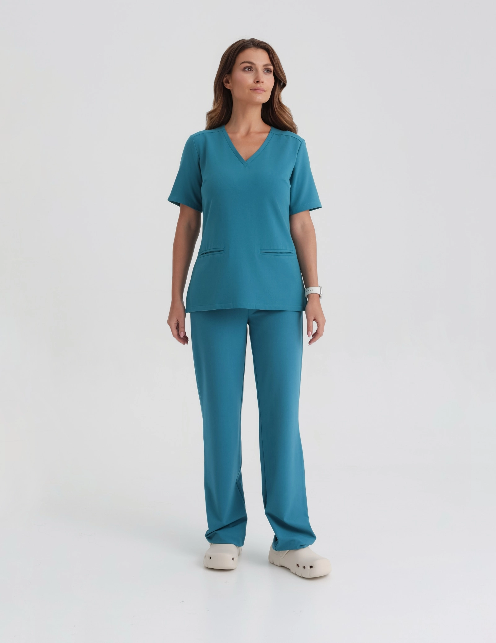 Bluză Medicală Casy- OCEAN BLUE