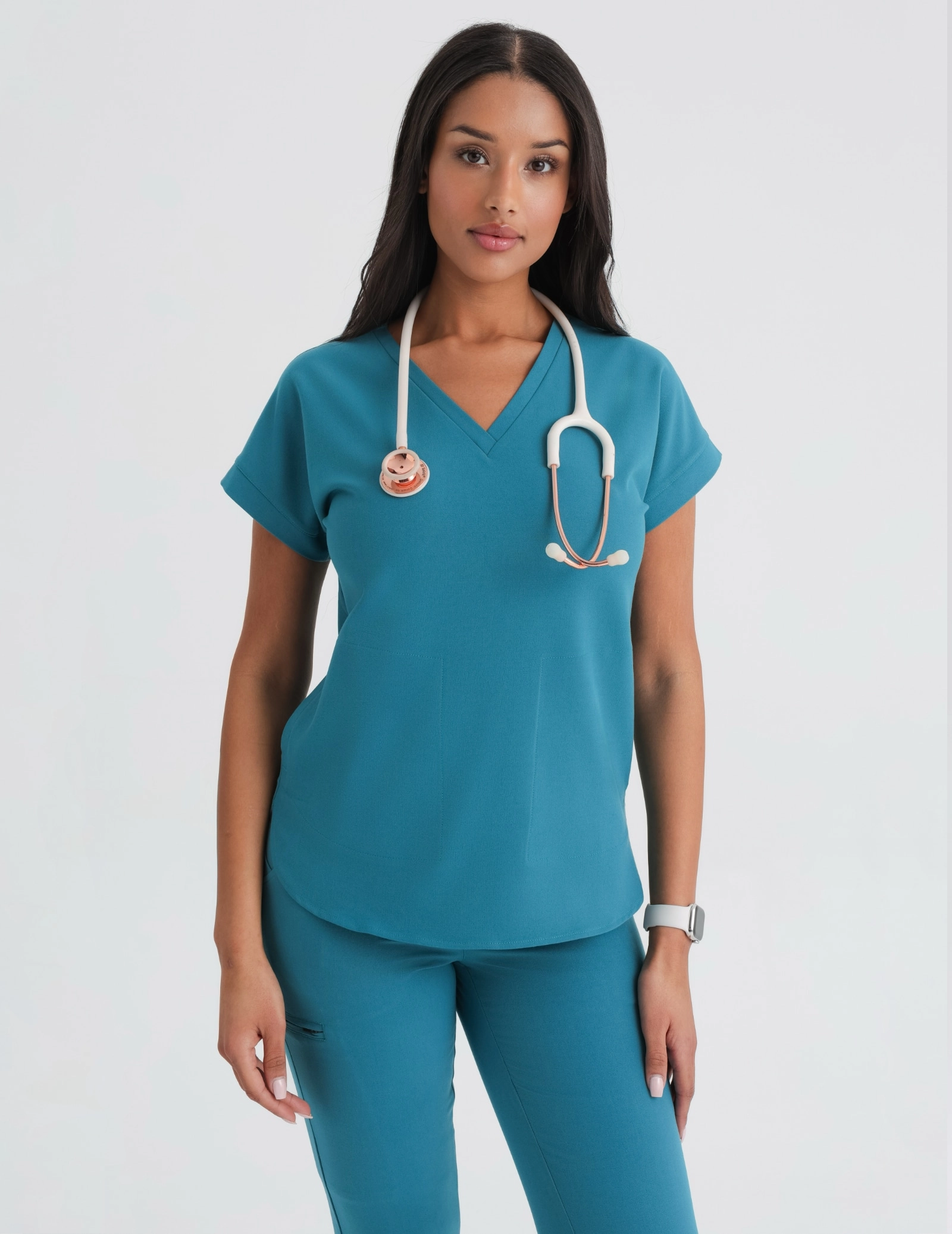 Bluza medicală Kendall - OCEAN BLUE