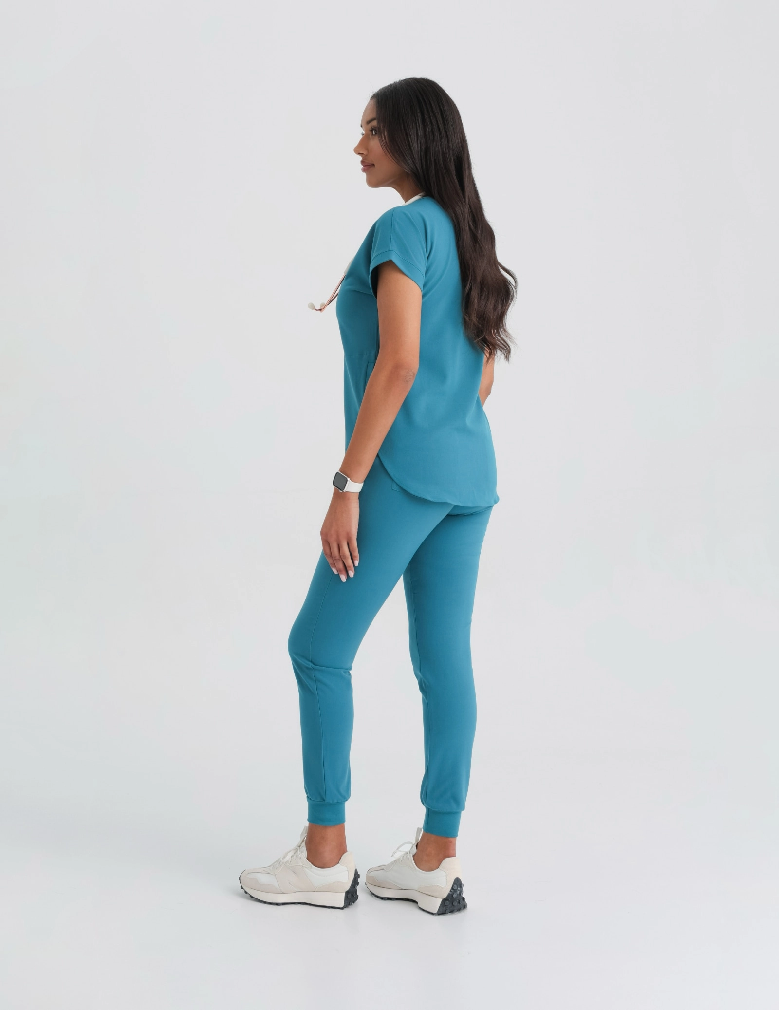 Bluza medicală Kendall - OCEAN BLUE