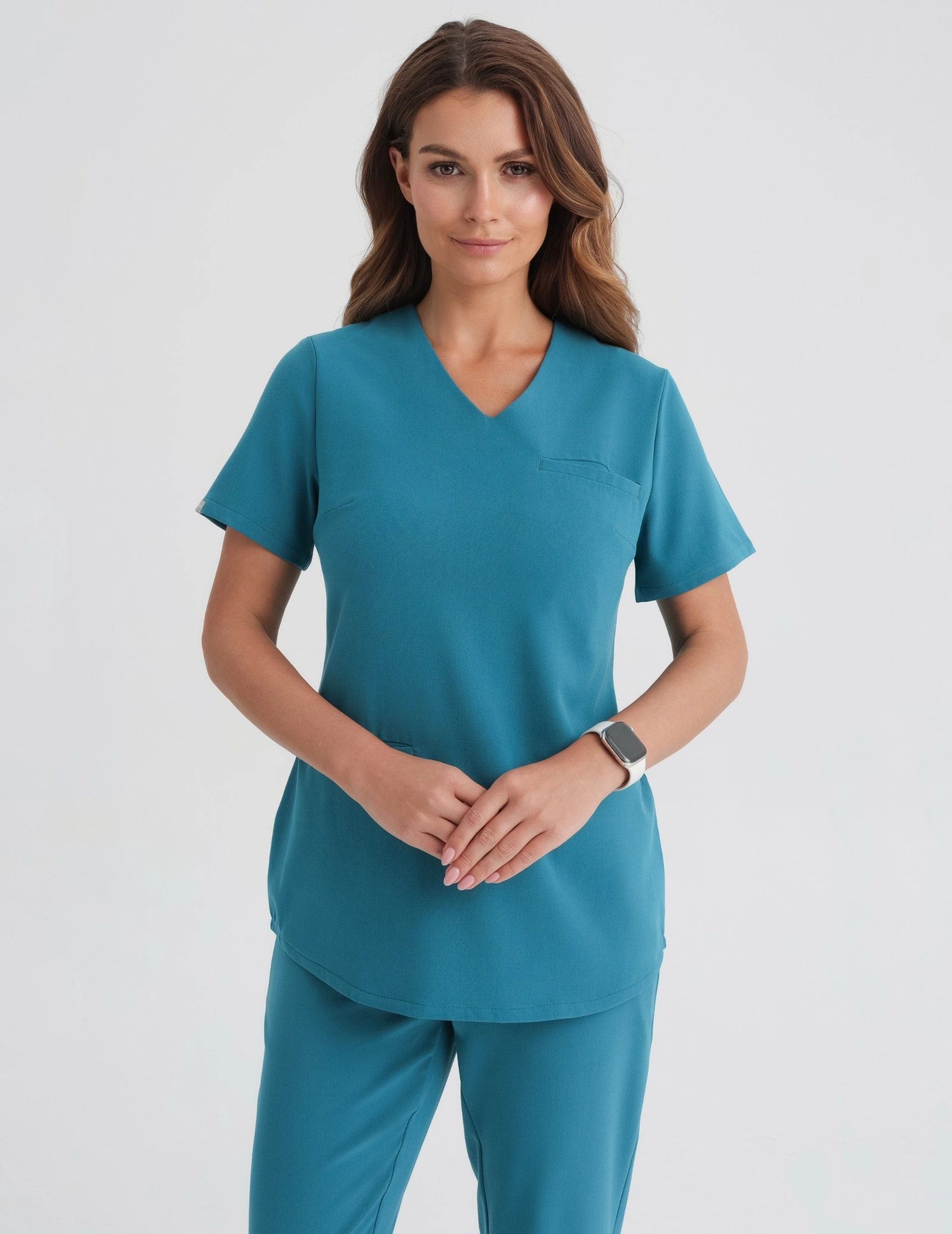 Bluză Medicală Grace - OCEAN BLUE Bluză Medicală Grace - OCEAN BLUE
