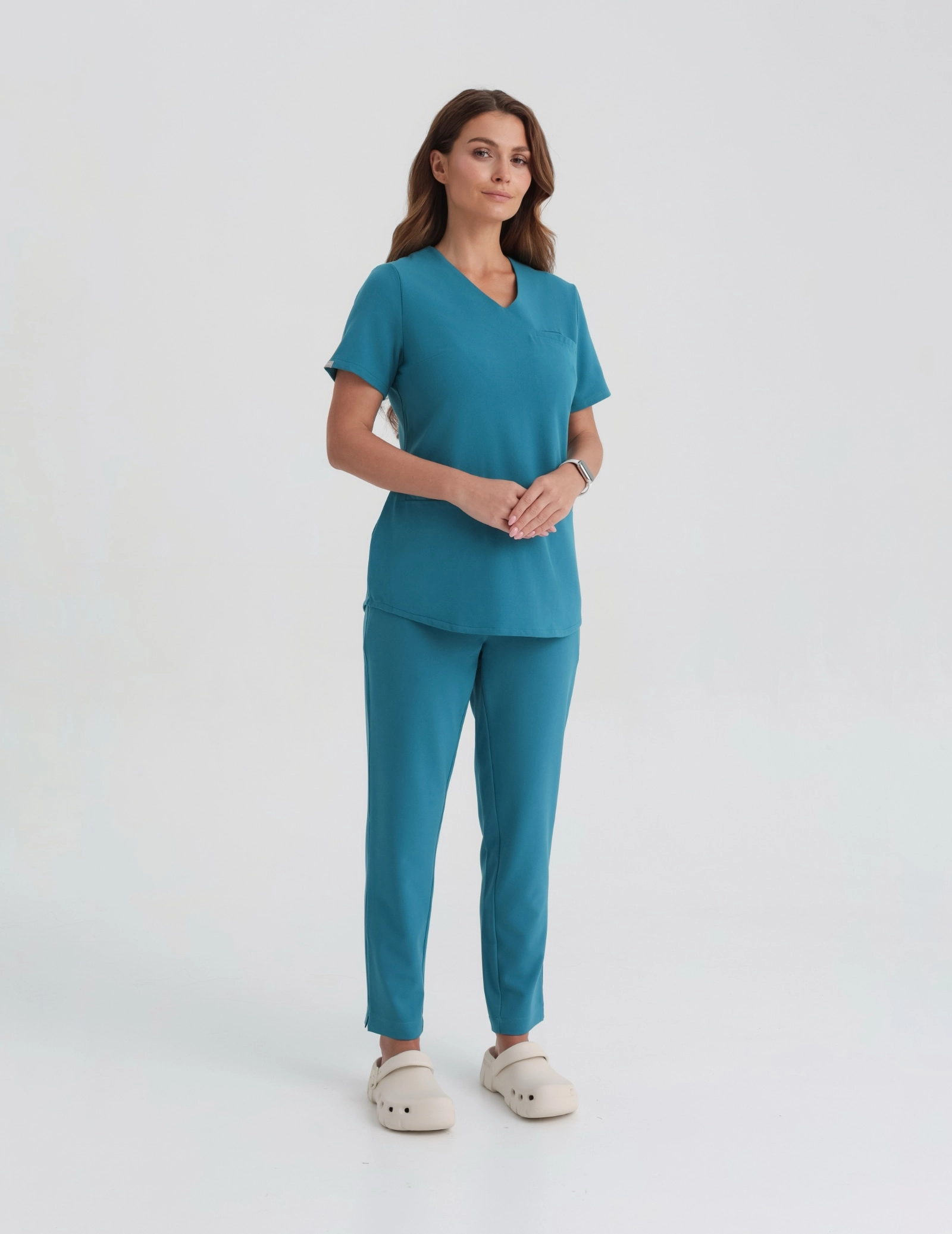 Bluză Medicală Grace - OCEAN BLUE Bluză Medicală Grace - OCEAN BLUE