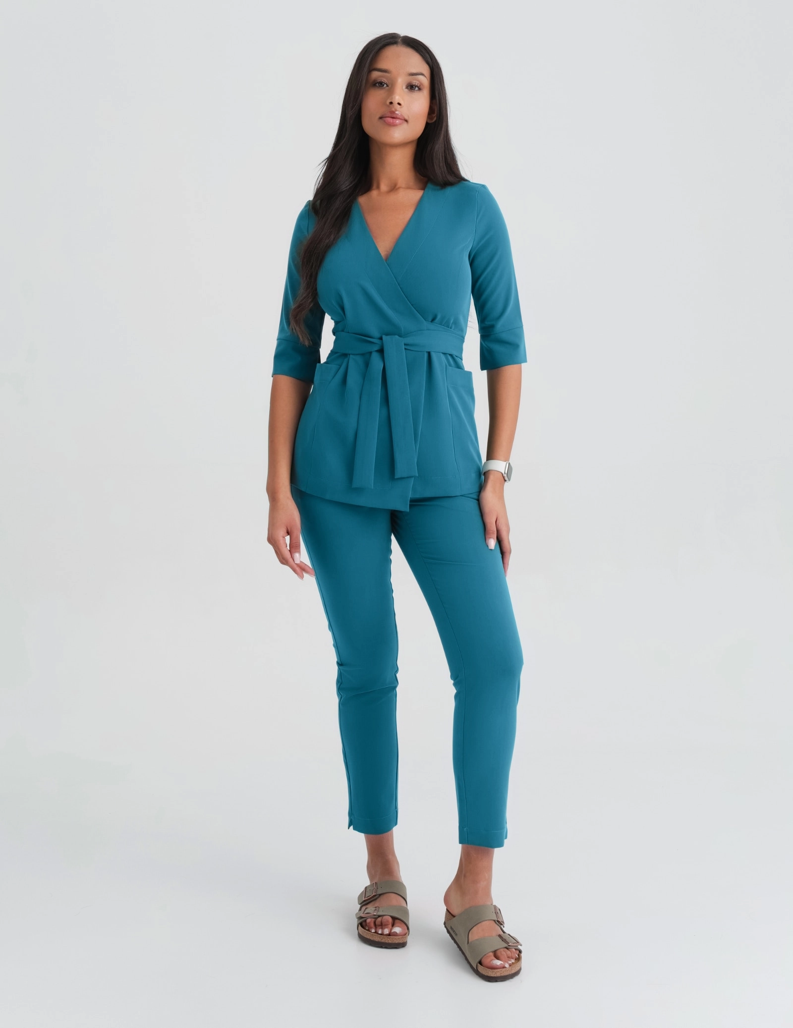 Pantaloni pentru femei Basic - OCEAN BLUE Pantaloni pentru femei Basic - OCEAN BLUE