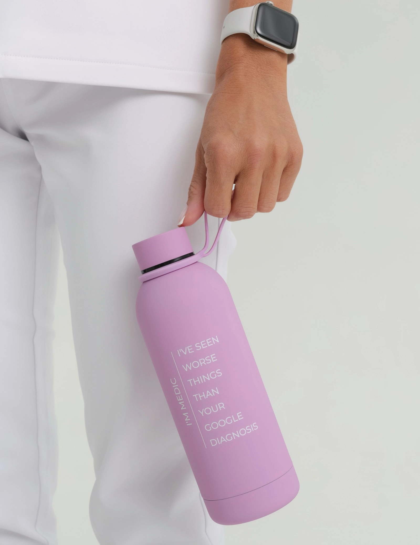 Sticlă Termică Mojo "I'm medic" - ULTRA PINK