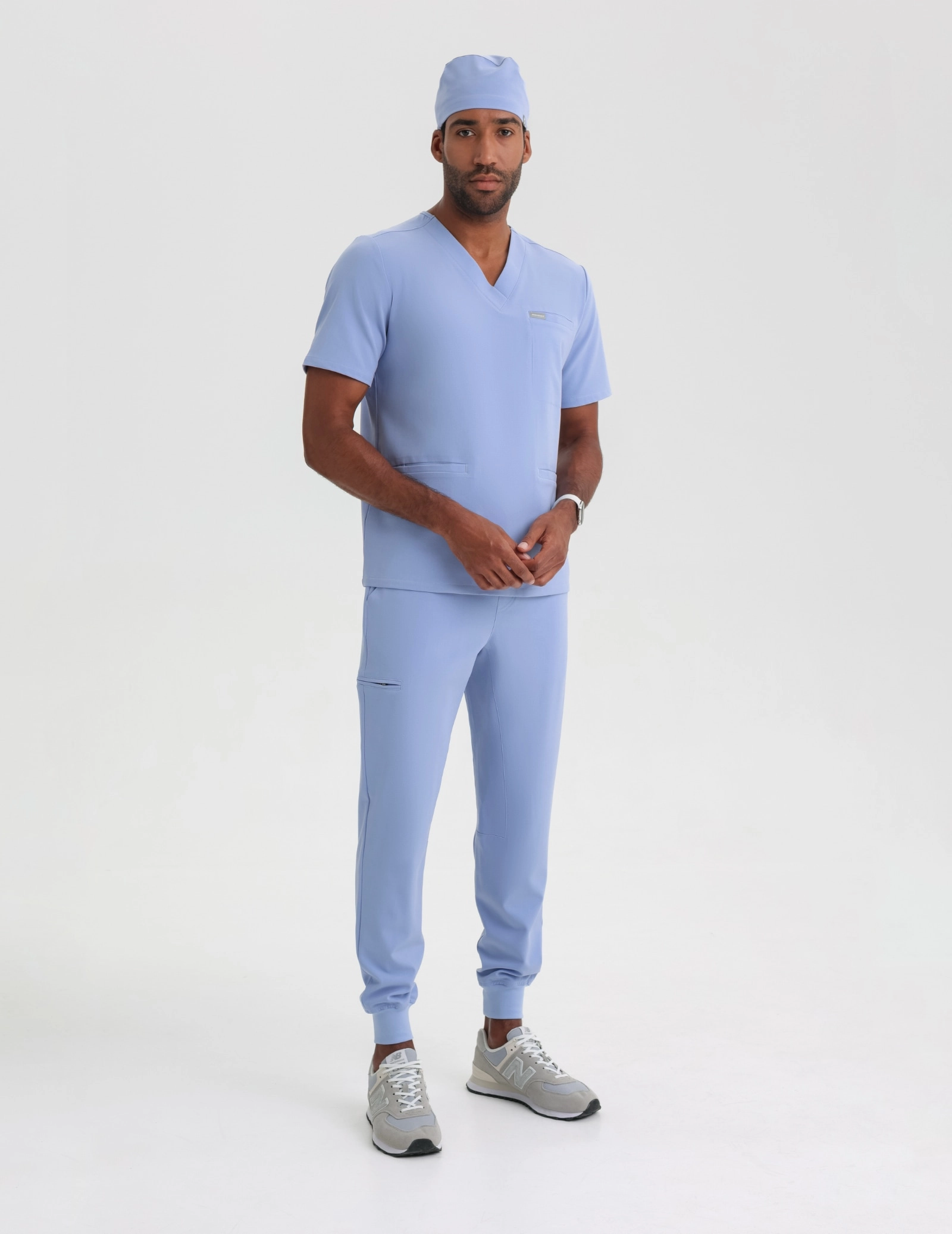Pantaloni Joggers pentru bărbați - CEIL BLUE Pantaloni Joggers pentru bărbați - CEIL BLUE