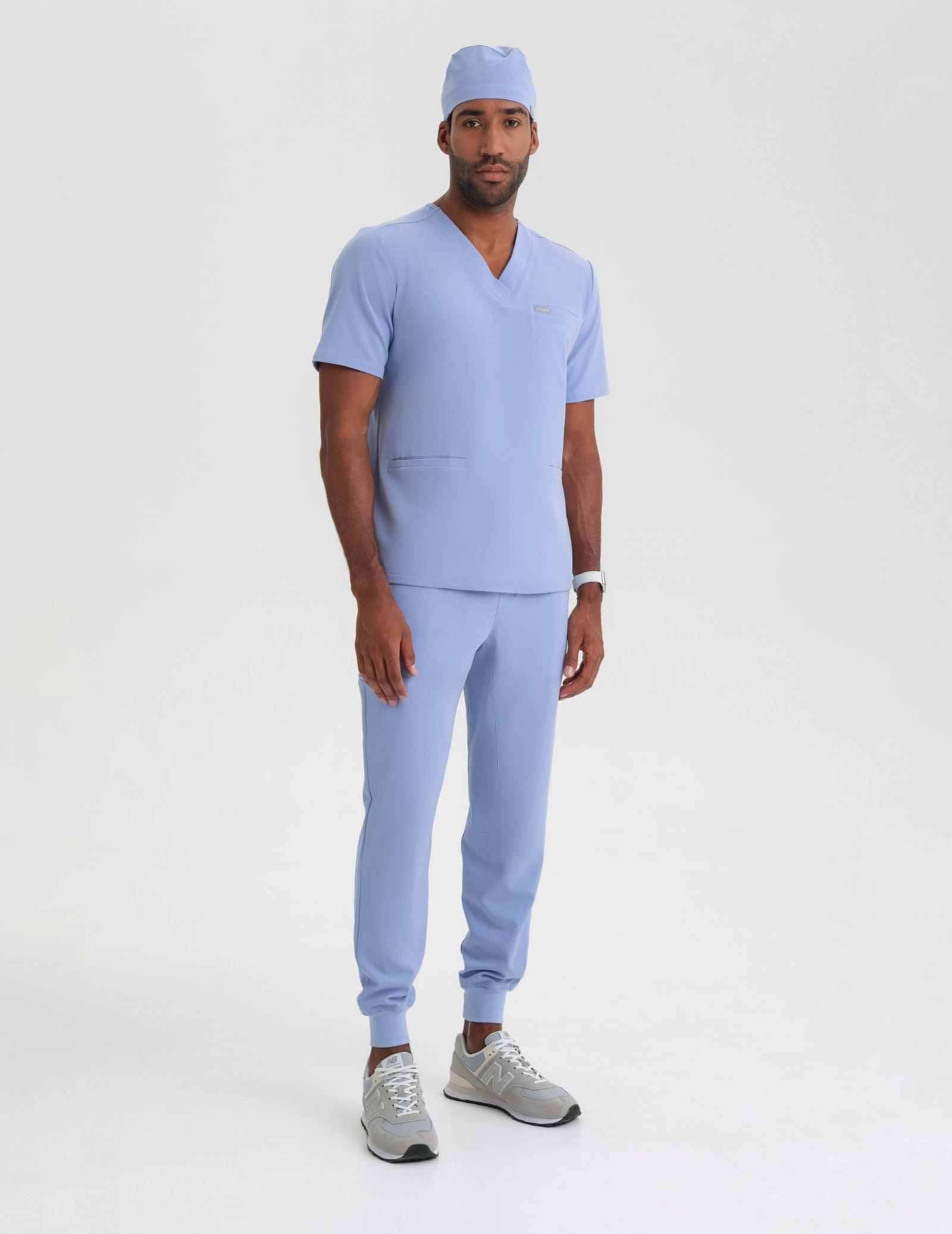 Pantaloni Joggers pentru bărbați - CEIL BLUE Pantaloni Joggers pentru bărbați - CEIL BLUE