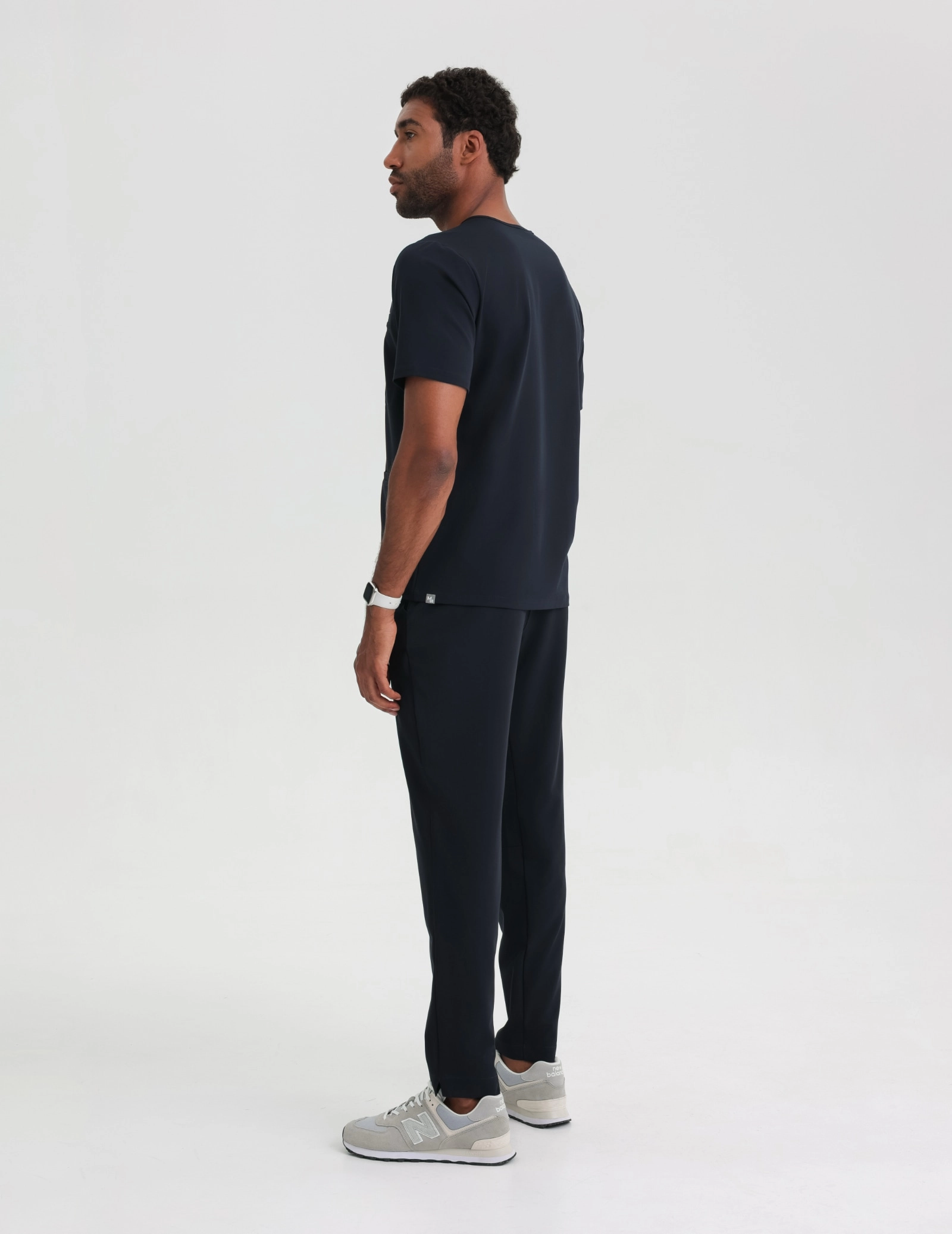 Pantaloni basic pentru bărbați - MIDNIGHT BLUE Pantaloni basic pentru bărbați - MIDNIGHT BLUE