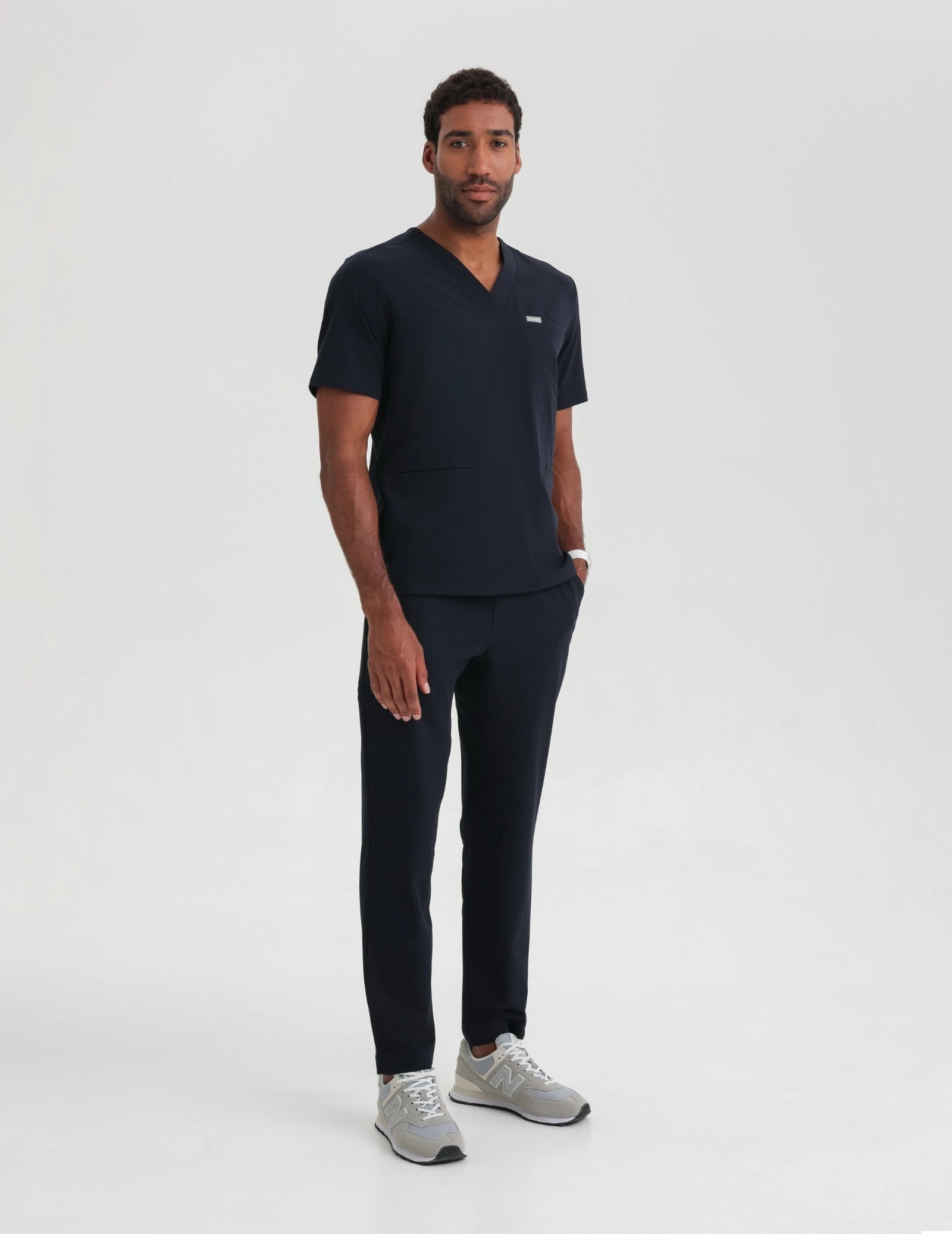 Pantaloni basic pentru bărbați - MIDNIGHT BLUE Pantaloni basic pentru bărbați - MIDNIGHT BLUE