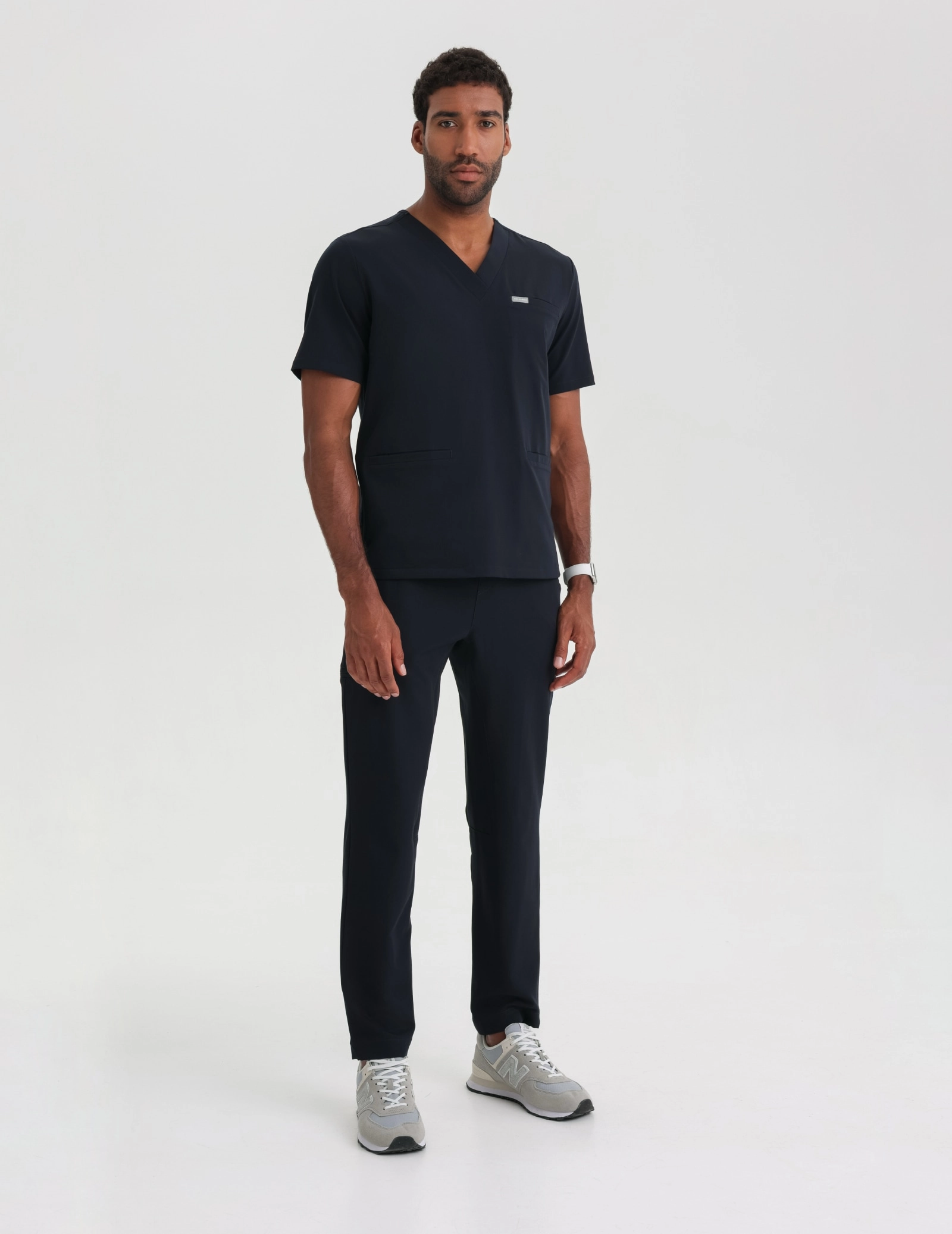 Pantaloni basic pentru bărbați - MIDNIGHT BLUE Pantaloni basic pentru bărbați - MIDNIGHT BLUE