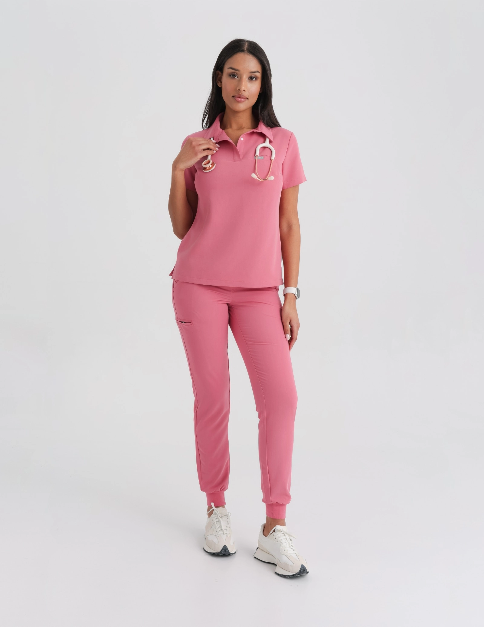 Bluză Medicală Polo - RASPBERRY CRUSH Bluză Medicală Polo - RASPBERRY CRUSH