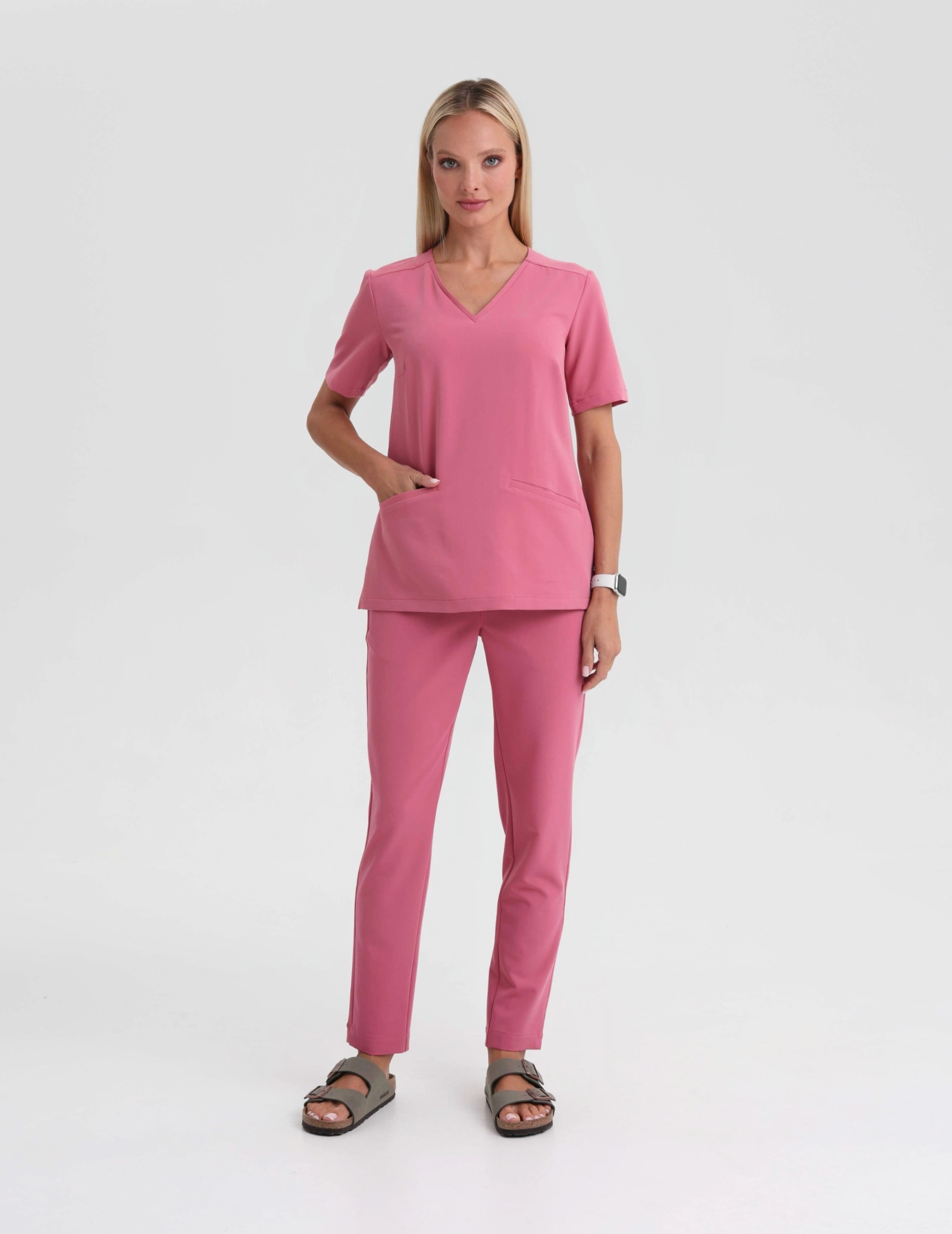 Pantaloni basic pentru femei - RASPBERRY CRUSH Pantaloni basic pentru femei - RASPBERRY CRUSH