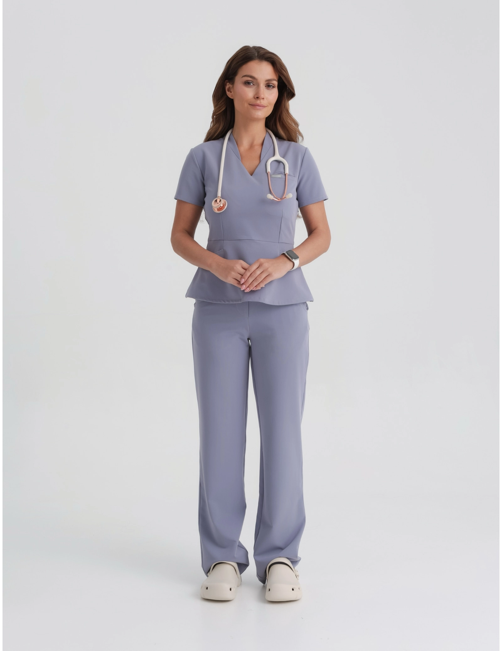 Bluză Medicală Kori - MILKY LAVENDER
